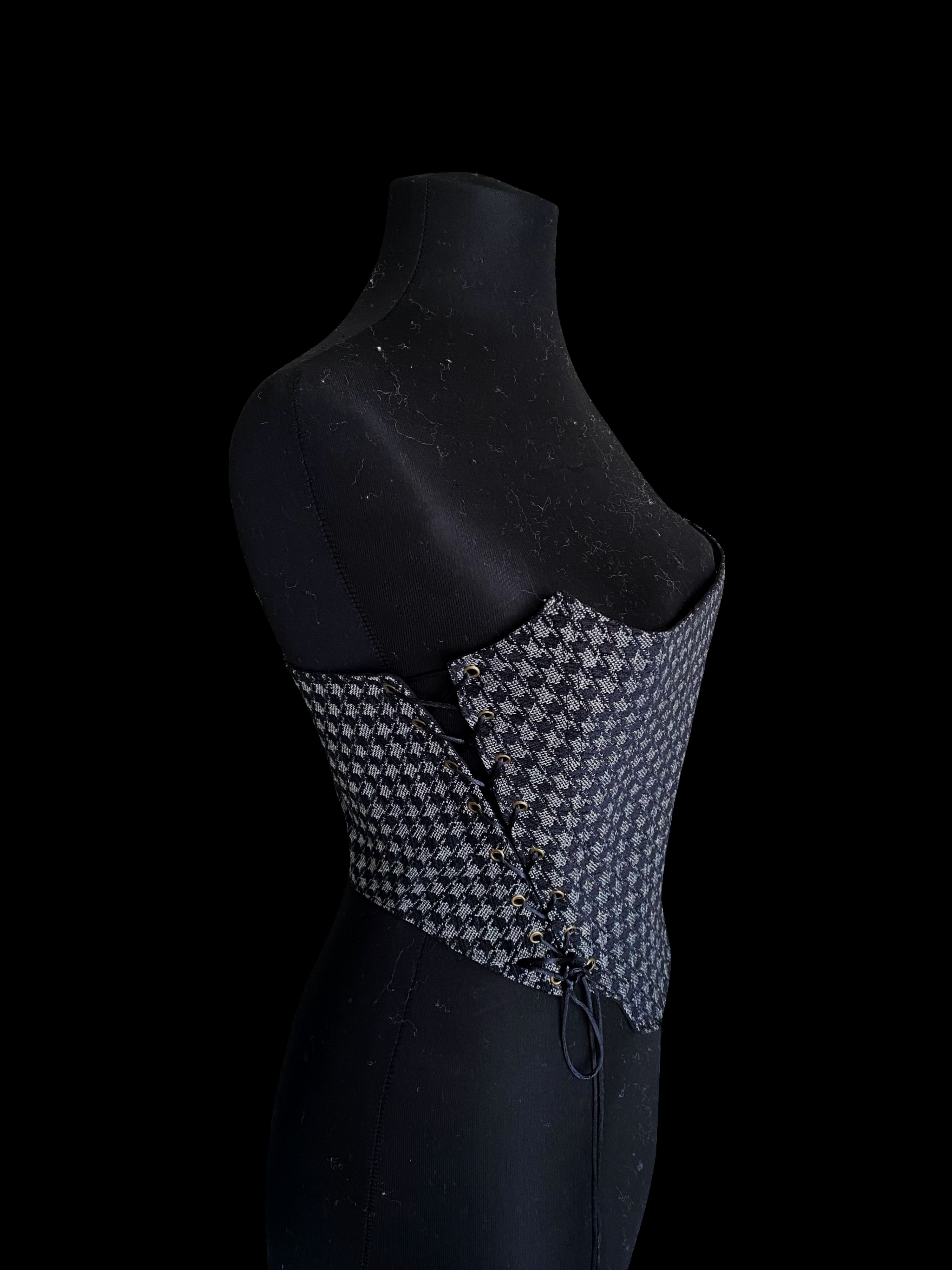 Elizabeth Houndstooth Corset