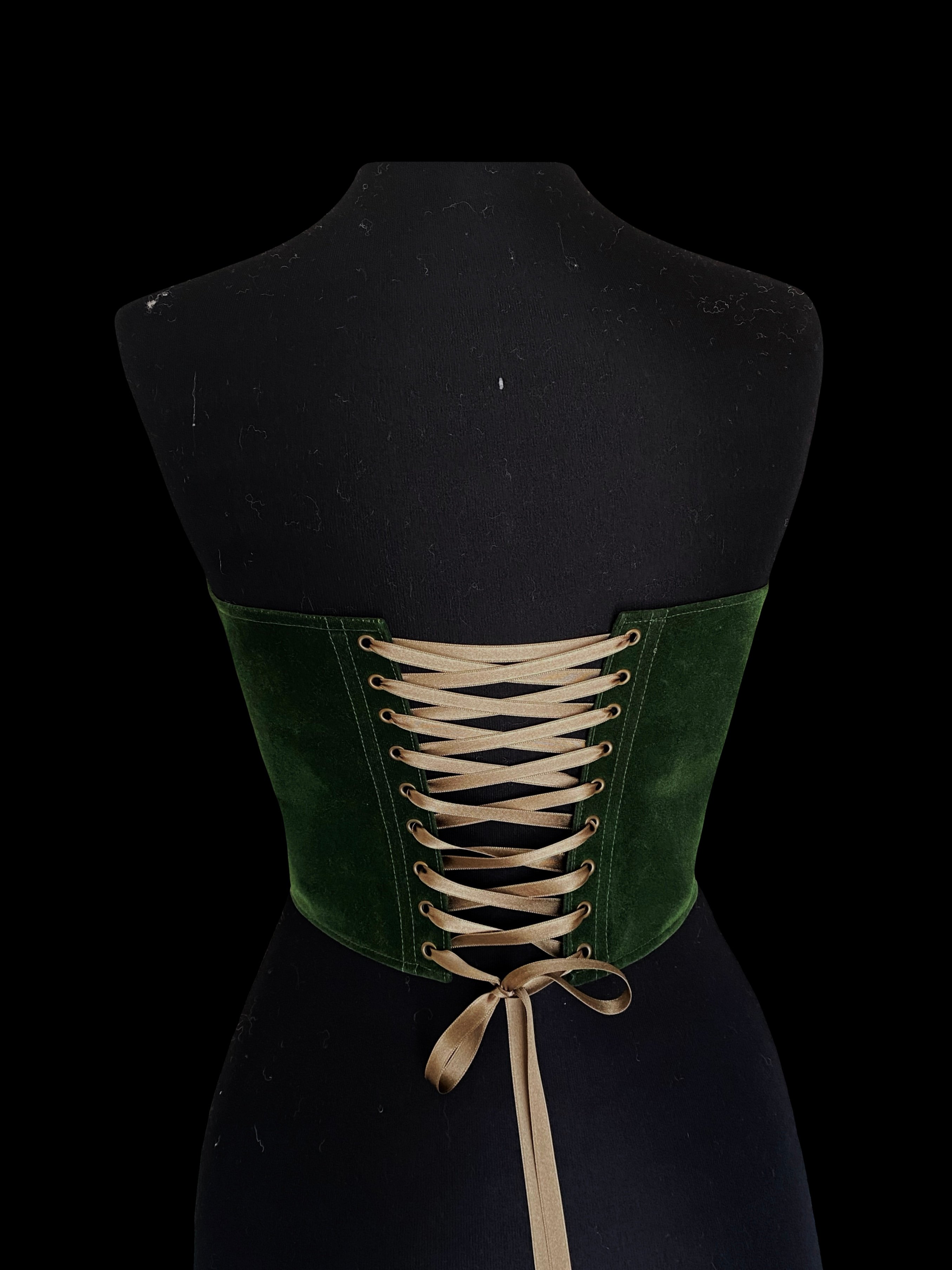 Emerald Suede Corset