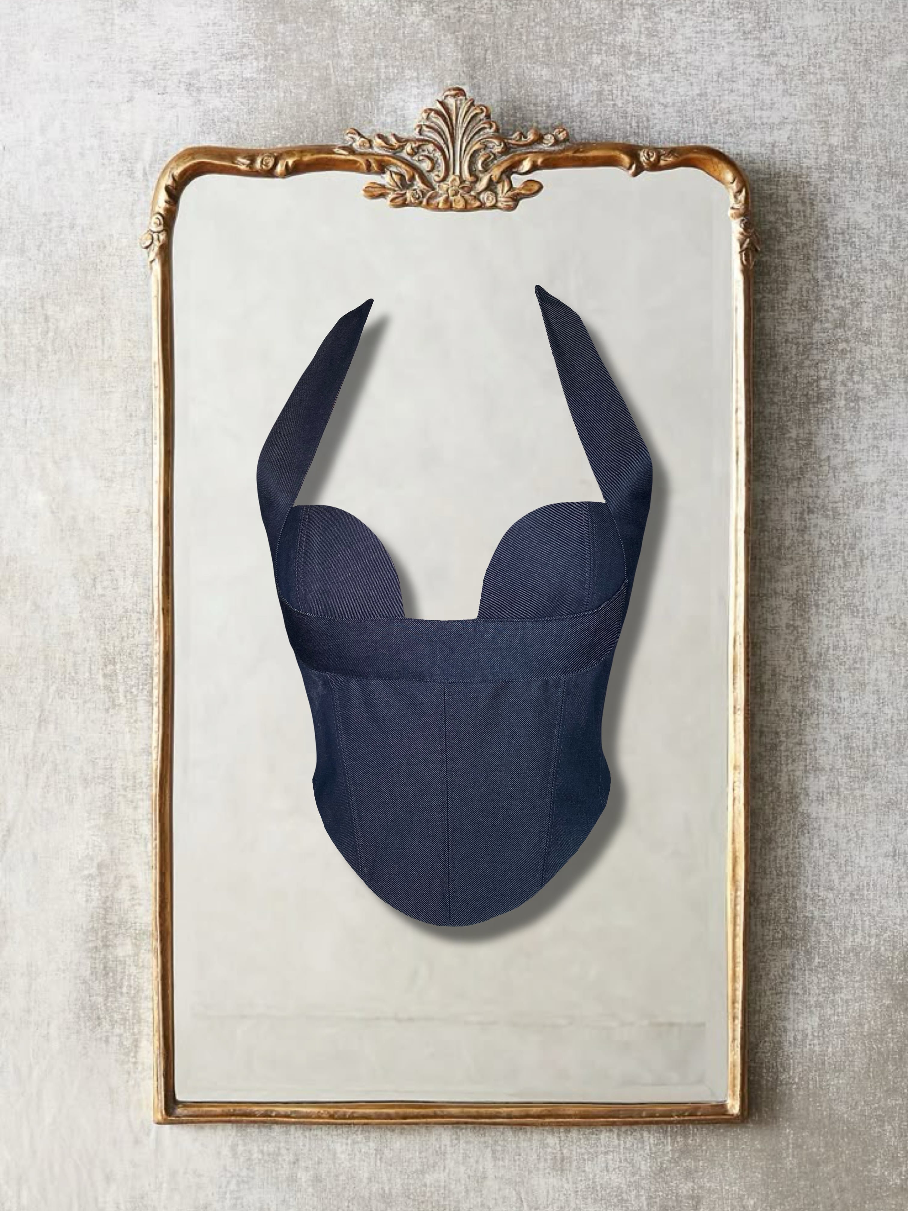 Denim Corset