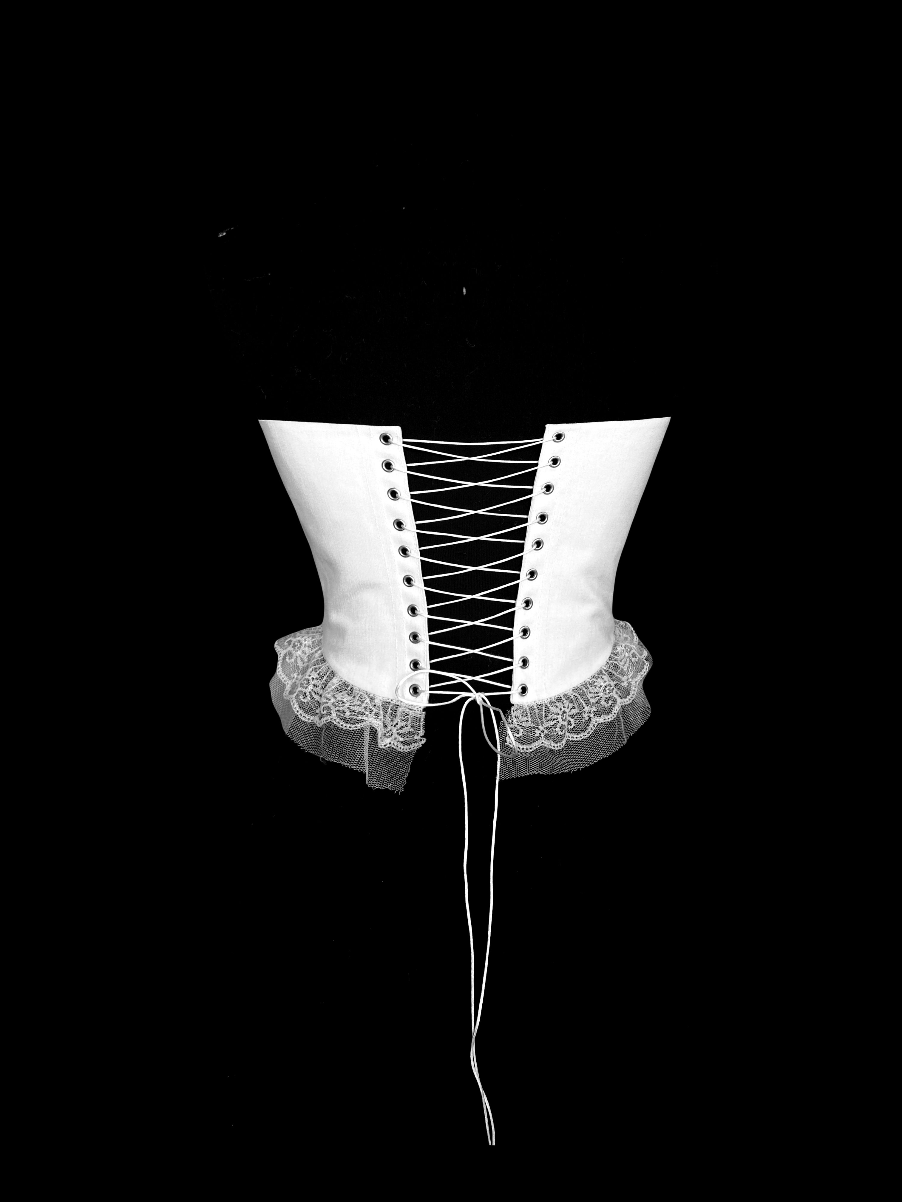 White Lace Corset