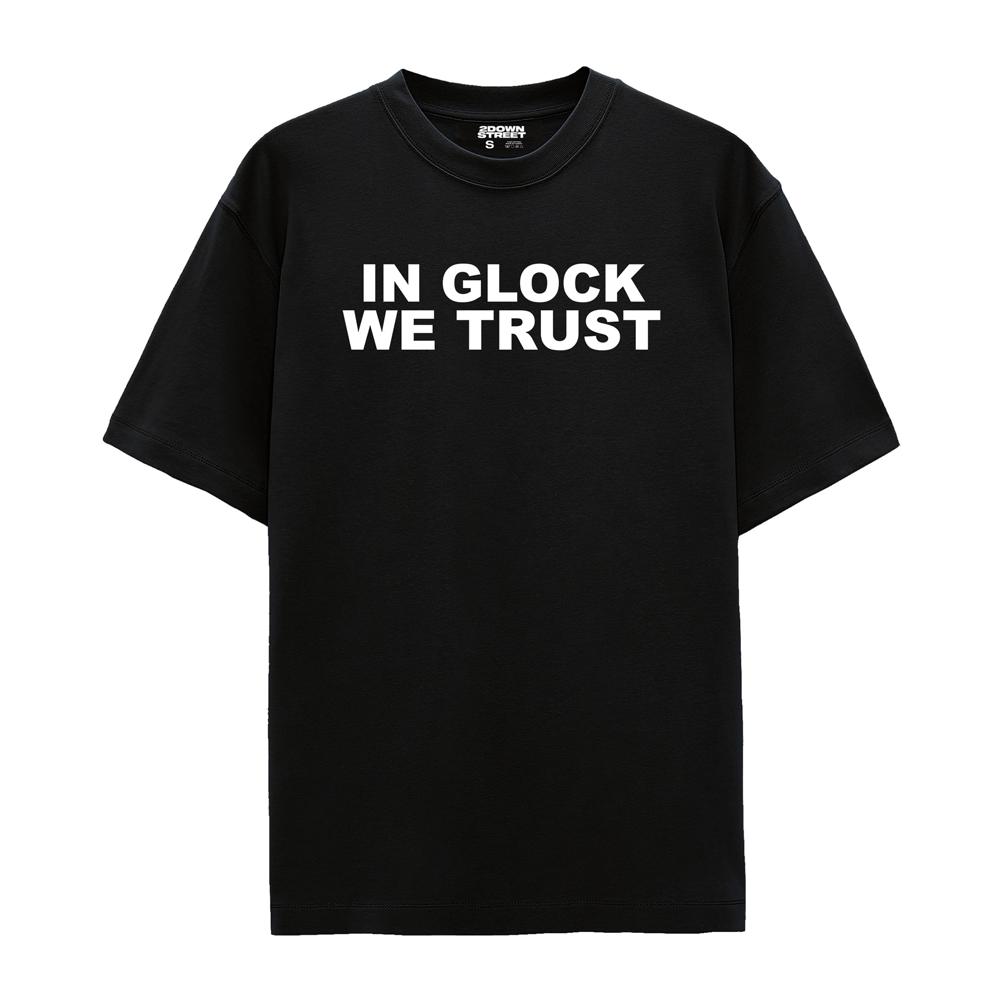 IN GLOCK WE TRUST OVERSIZE T-SHIRT