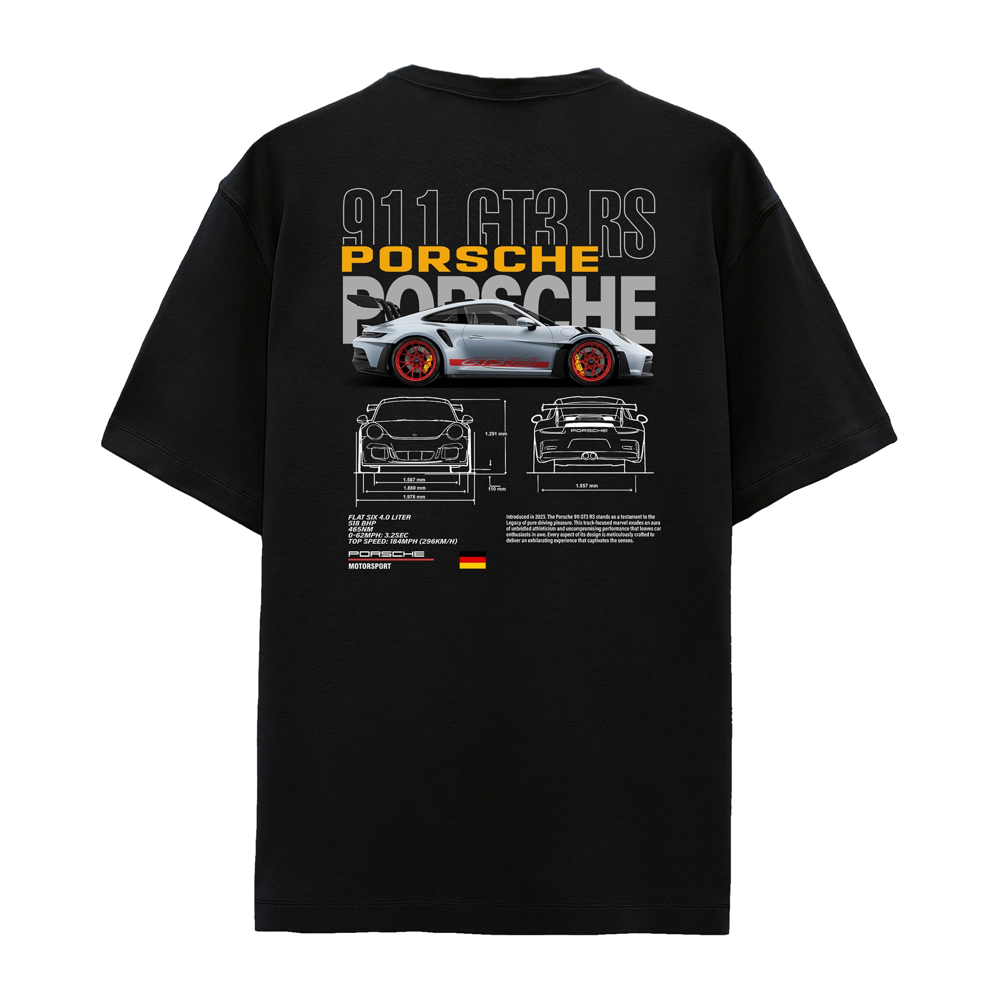 PORSCHE V1 OVERSIZE T-SHIRT