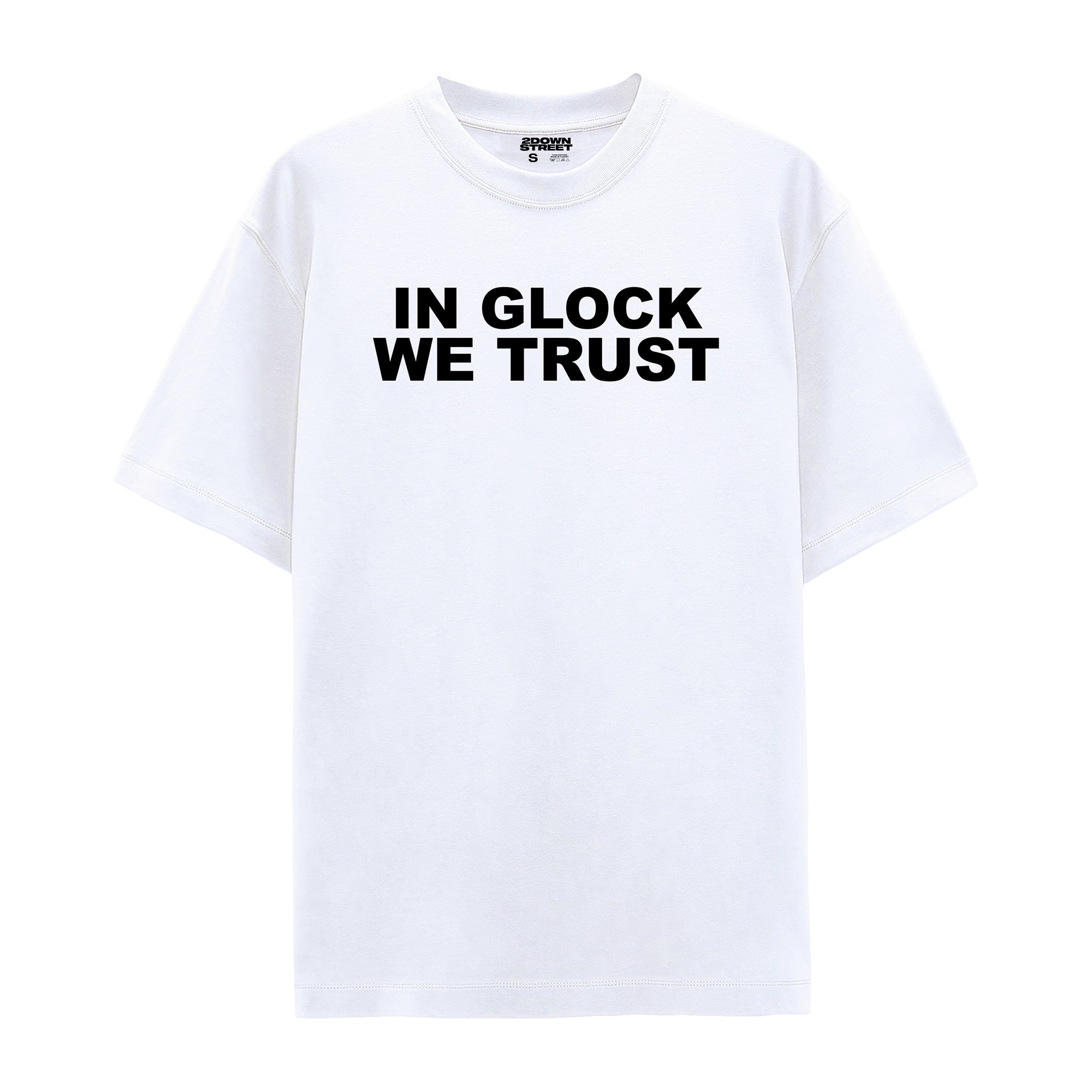 IN GLOCK WE TRUST OVERSIZE T-SHIRT