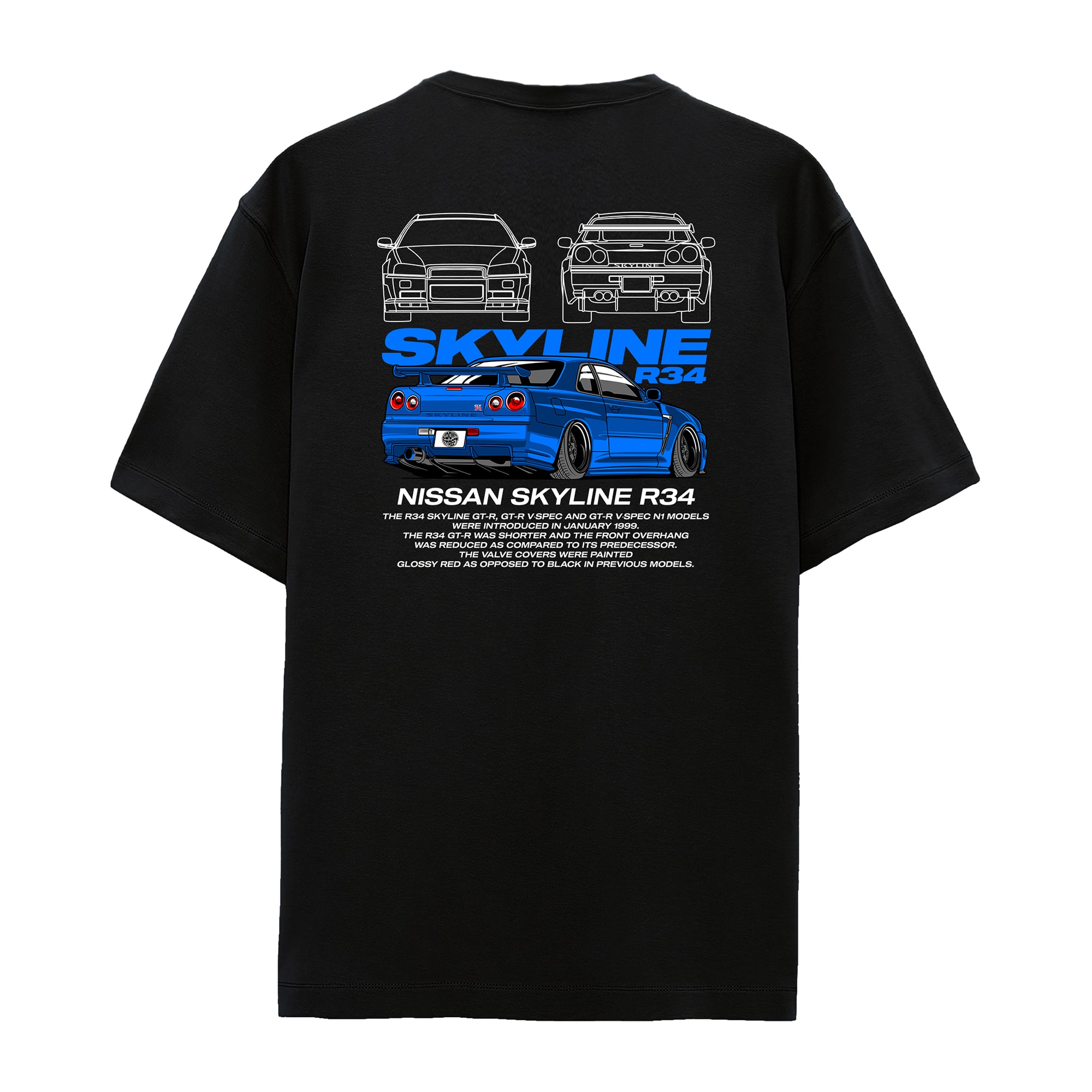 SKYLINE R34 OVERSIZE T-SHIRT