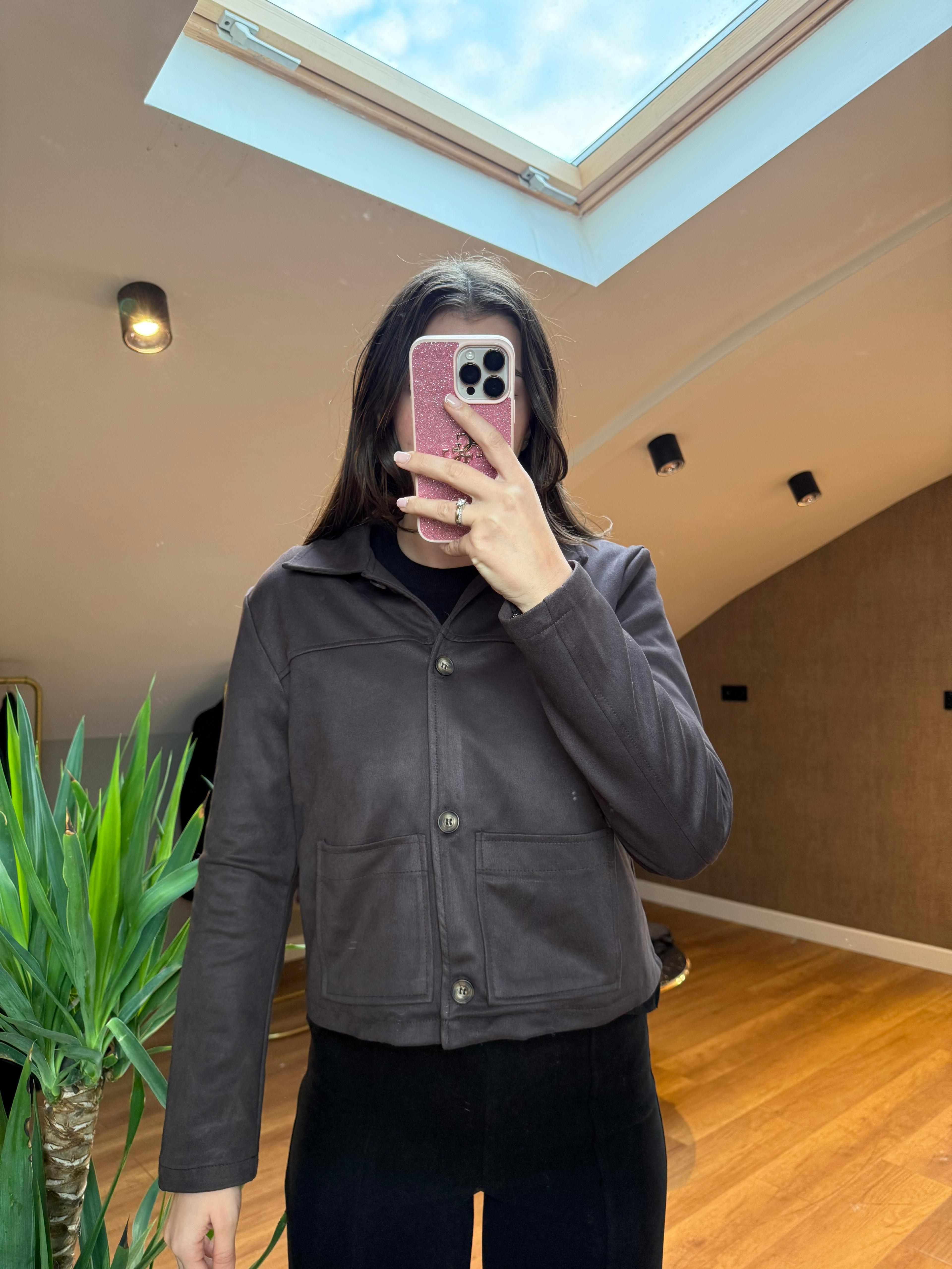 Süet Ceket - Kahverengi