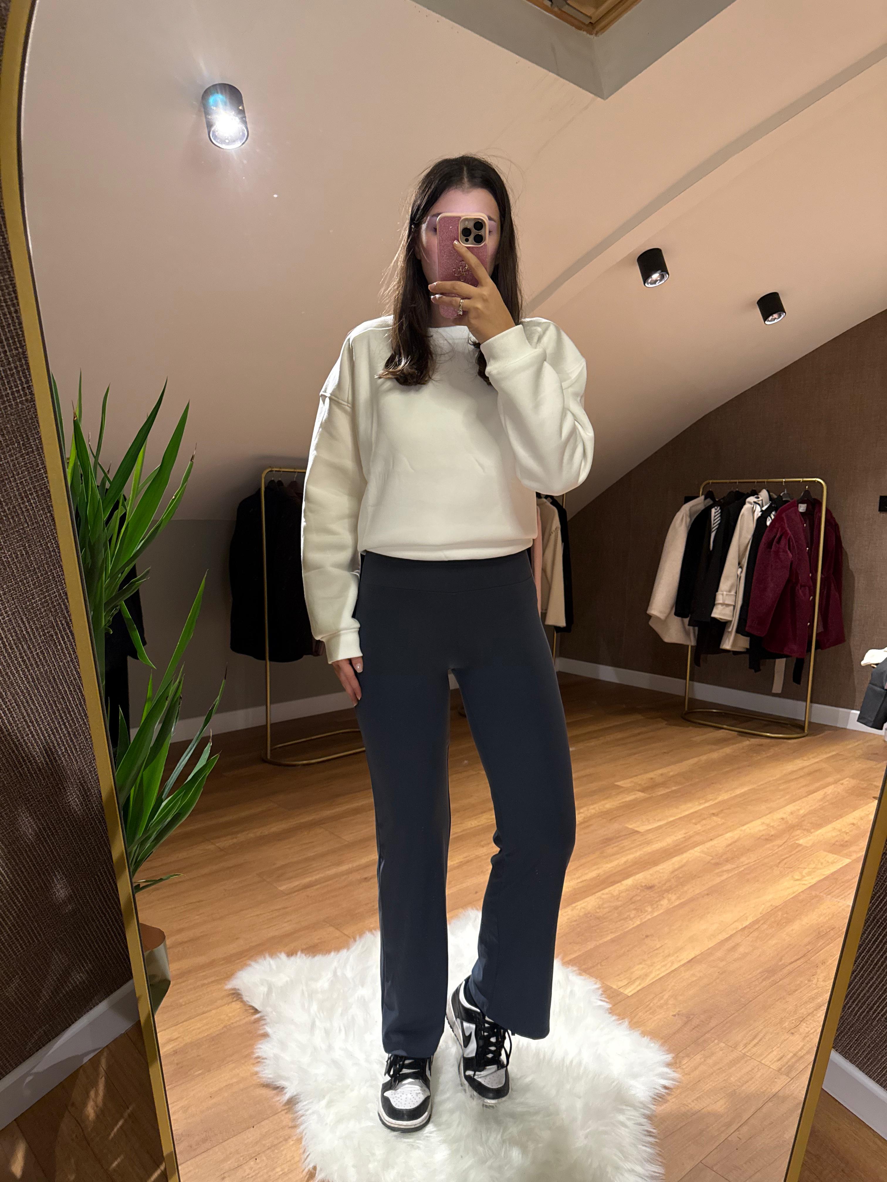 İspanyol Paça Tayt  - Füme