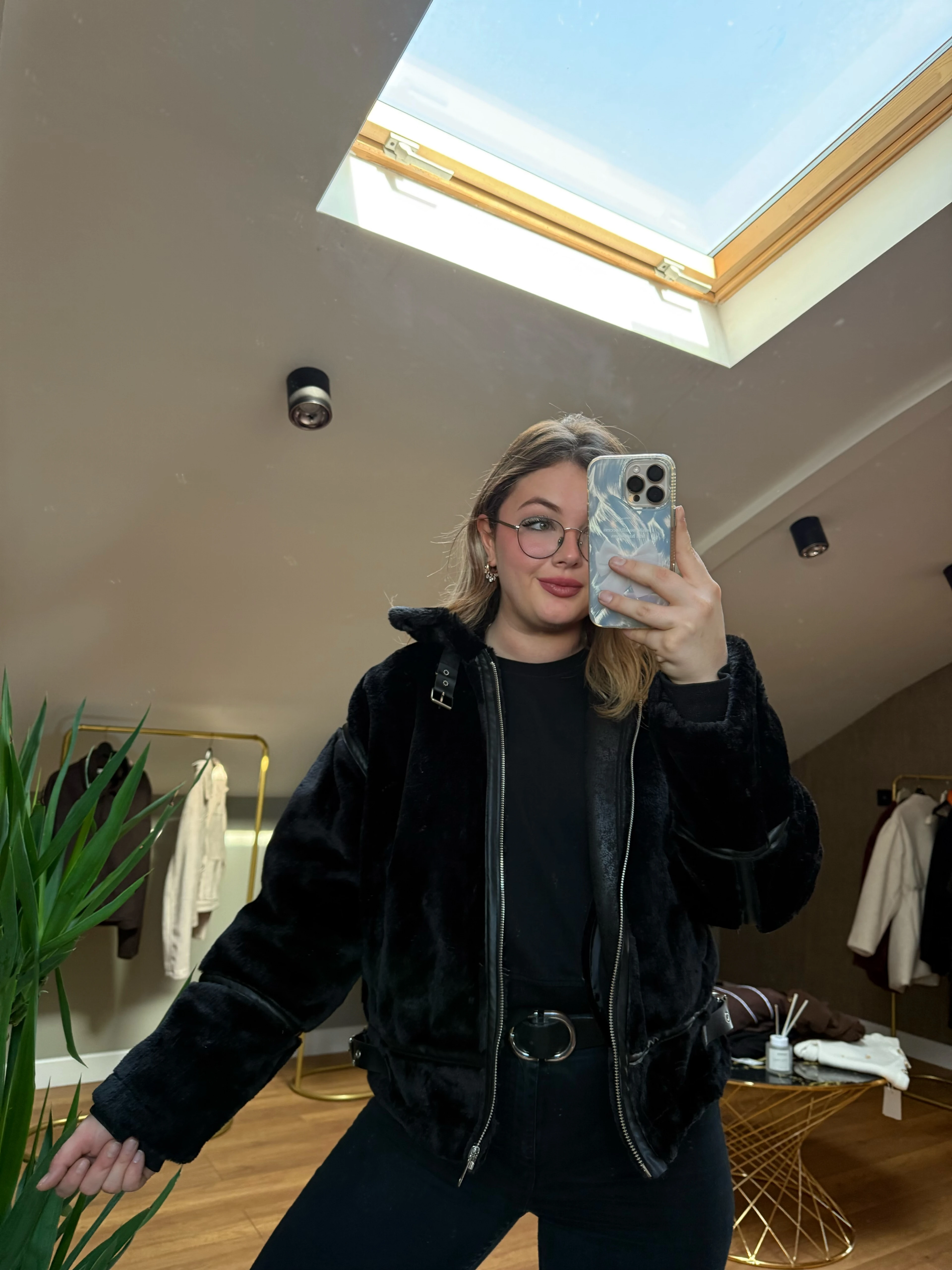 Teddy Biker Mont - Siyah