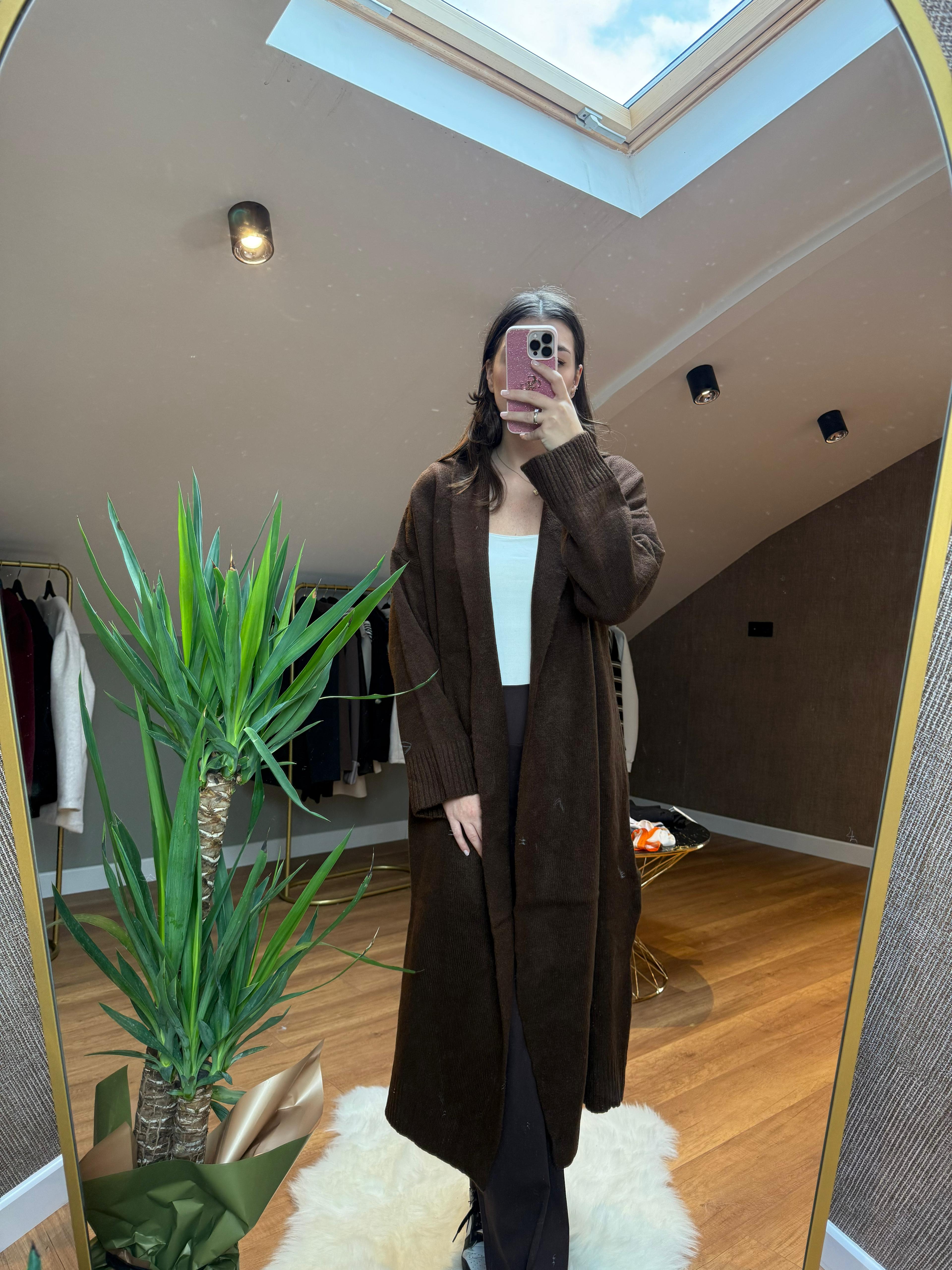 Uzun Hırka - Kahverengi