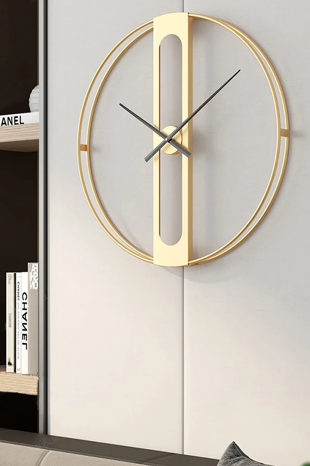  Ahsen Clock 50 Cm Metal Duvar Saati