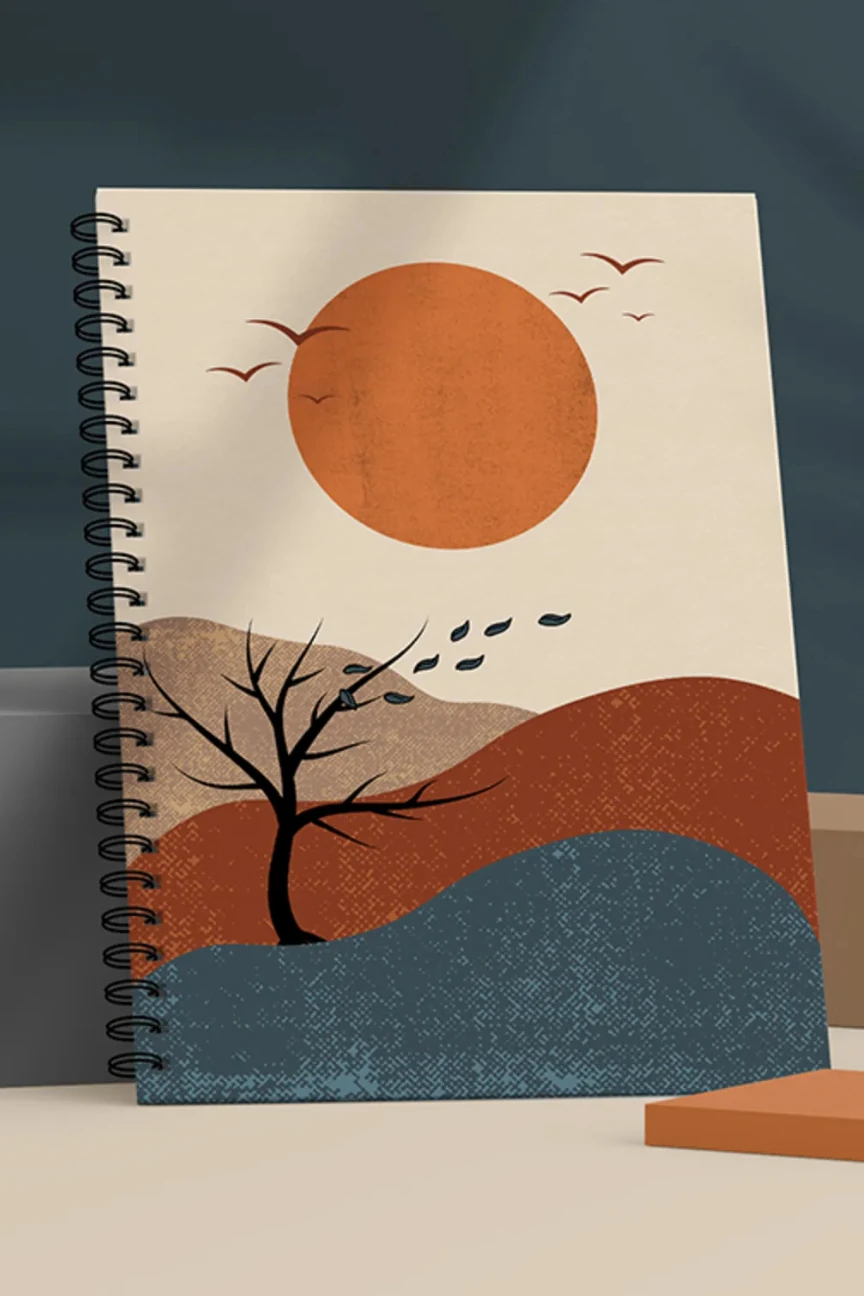 Fobinote Spiralli Okul Defteri 80 yaprak (1 Adet) - A5 Boy Çizgili Defter image