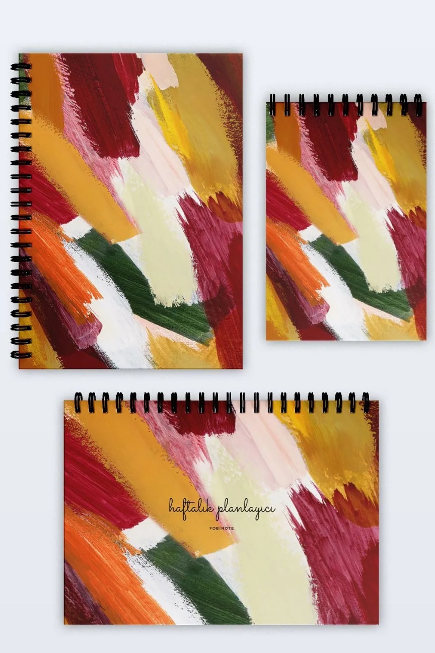 Fobinote Planlama Seti 3'lü, Günlük Planlayıcı, Haftalık Planlayıcı, Yapılacaklar - Ajanda Özel Set image