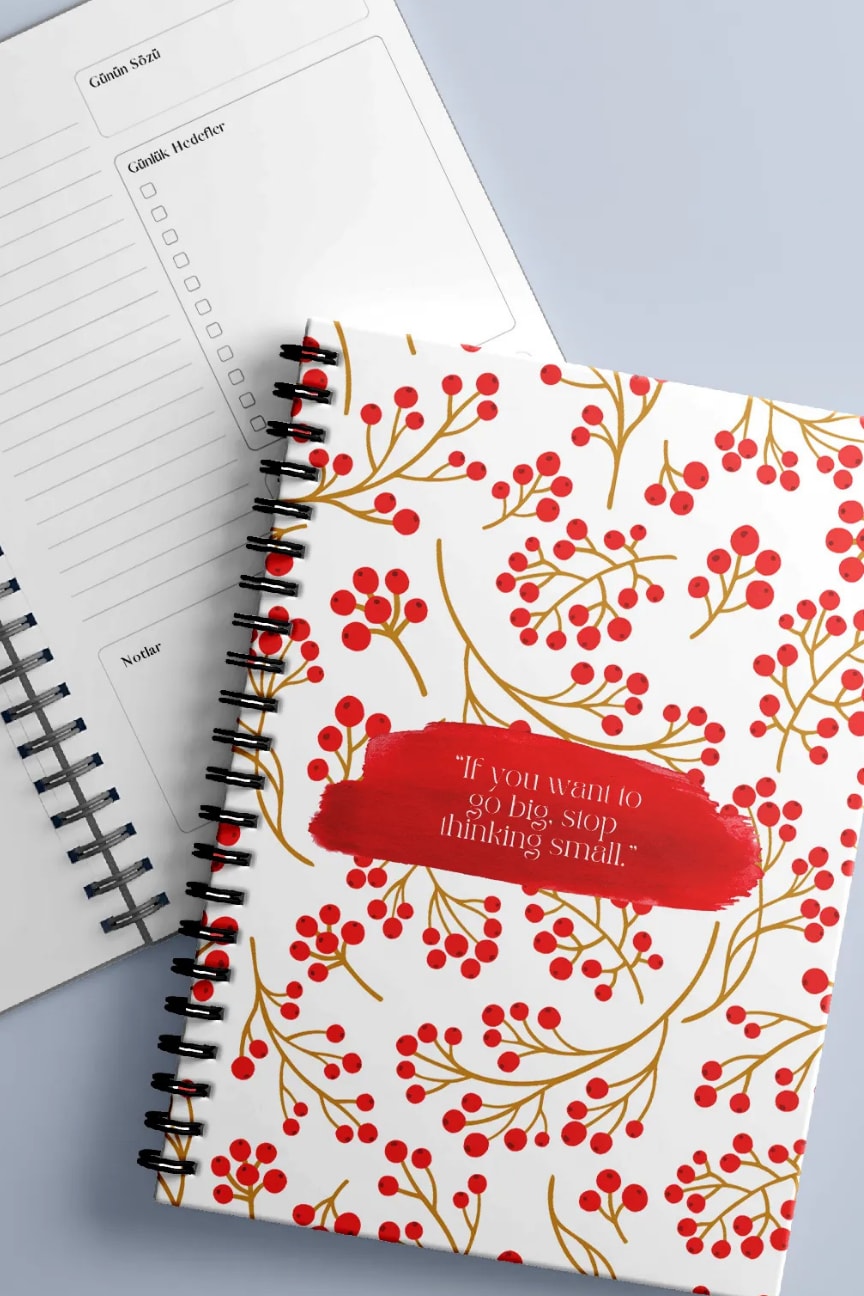 Fobinote Günlük Planlayıcı 80 Gün Planlama Defteri - A5 Spiralli Defter image