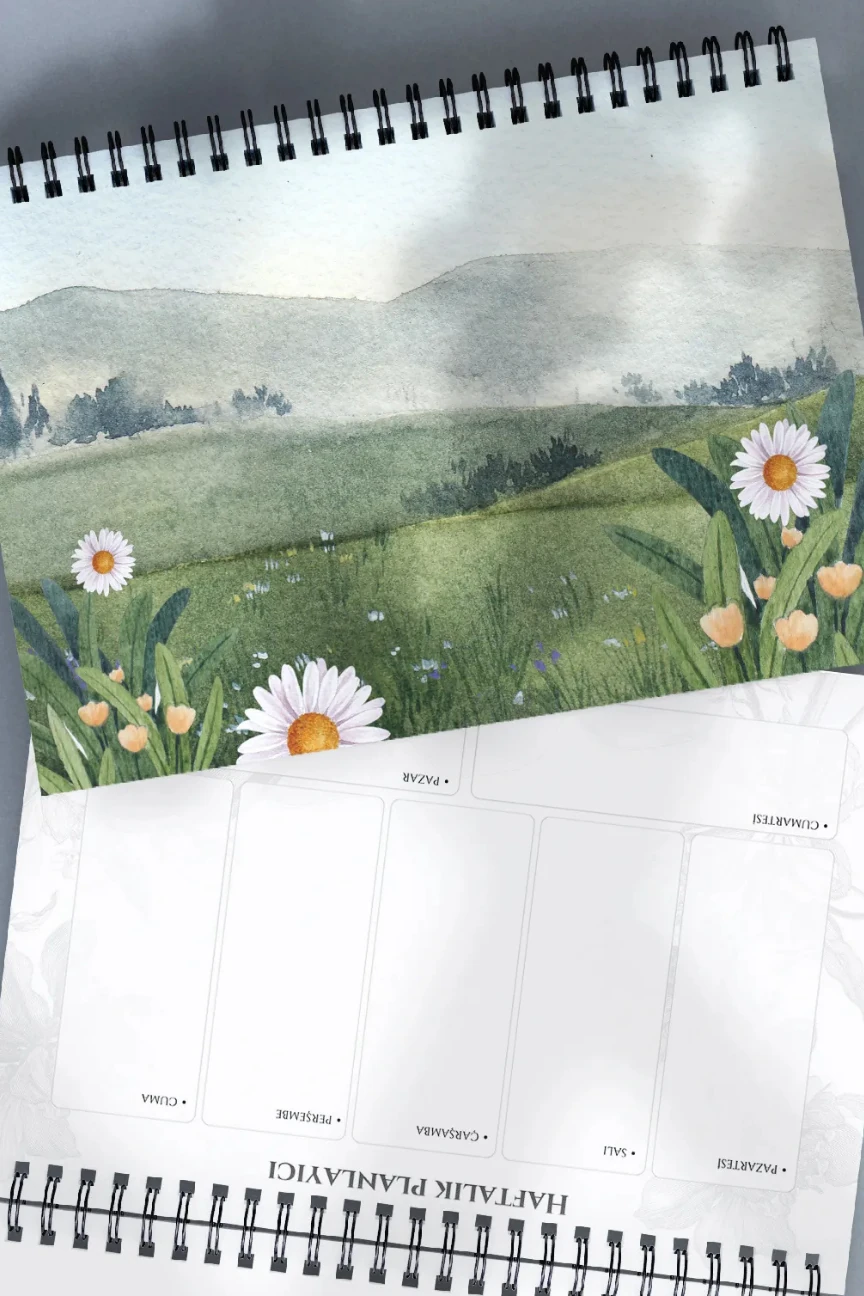 Fobinote Haftalık Planlayıcı 52 Hafta Planlama Defteri - A5 Spiralli Defter image