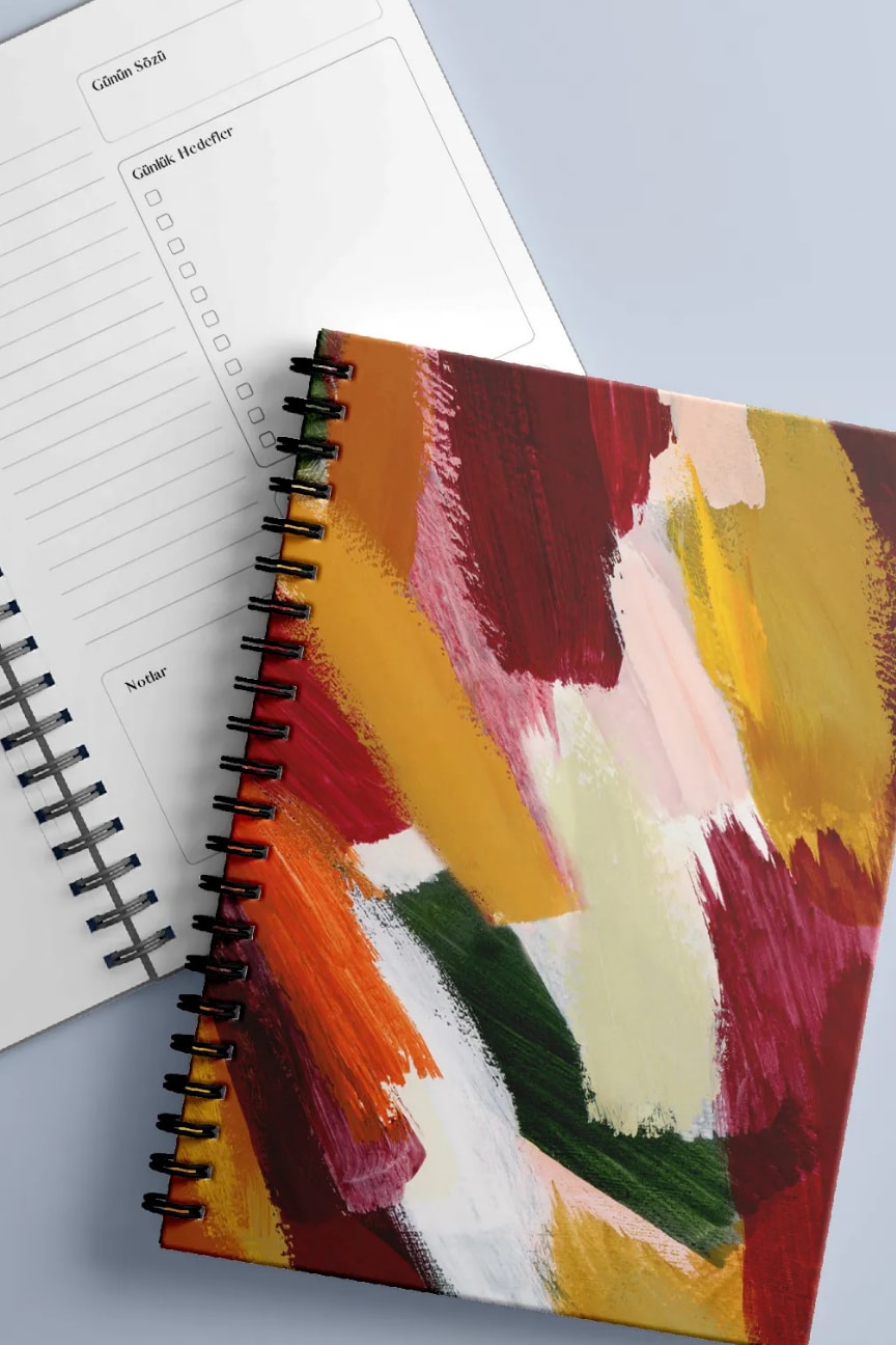 Fobinote Günlük Planlayıcı 80 Gün Planlama Defteri - A5 Spiralli Defter image