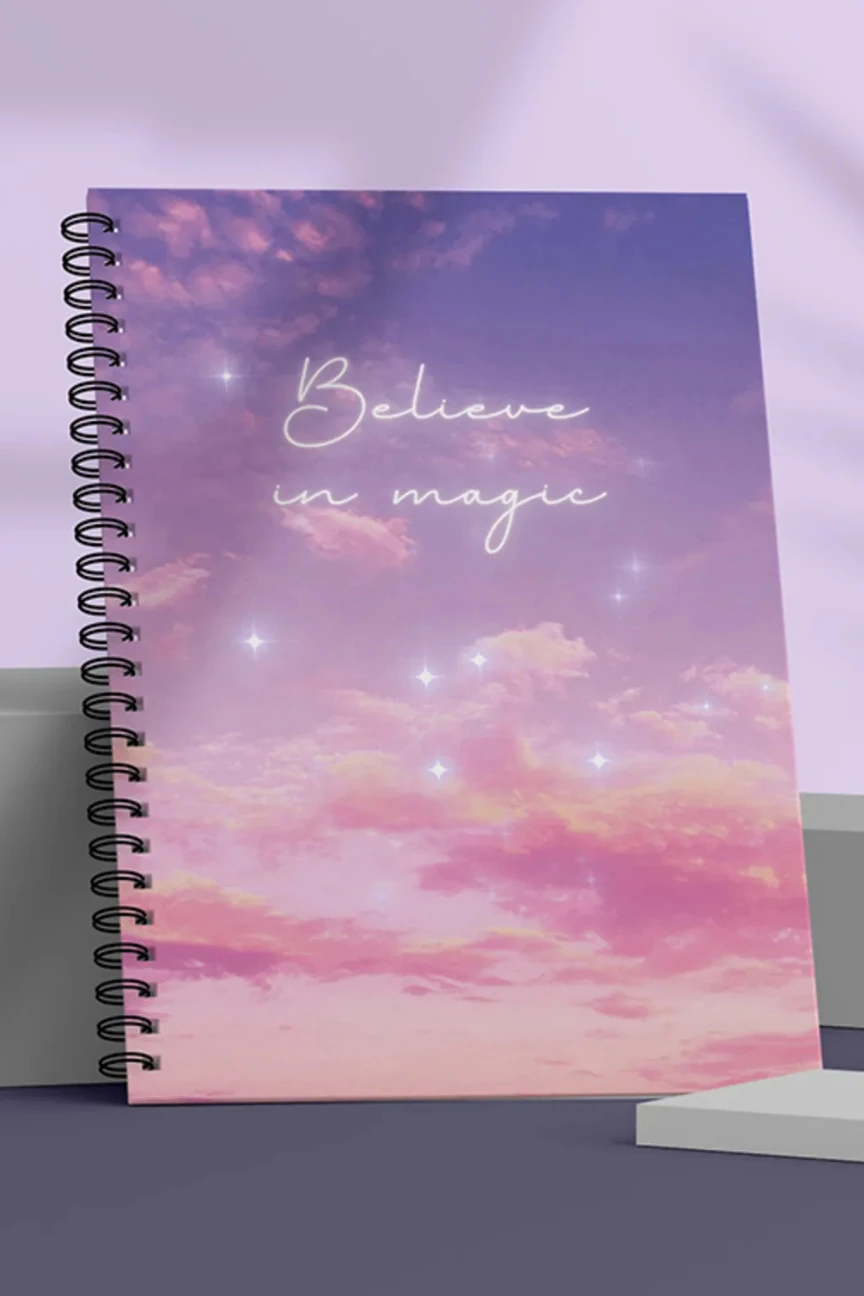 Fobinote Spiralli Okul Defteri 80 yaprak Magic (1 Adet) - A5 Boy Çizgili Defter main variant image