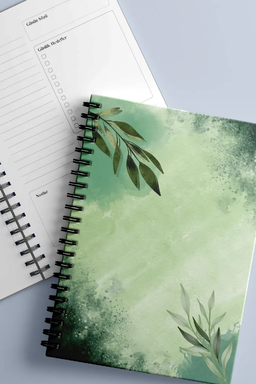 Fobinote Günlük Planlayıcı 80 Gün Planlama Defteri - A5 Spiralli Defter image