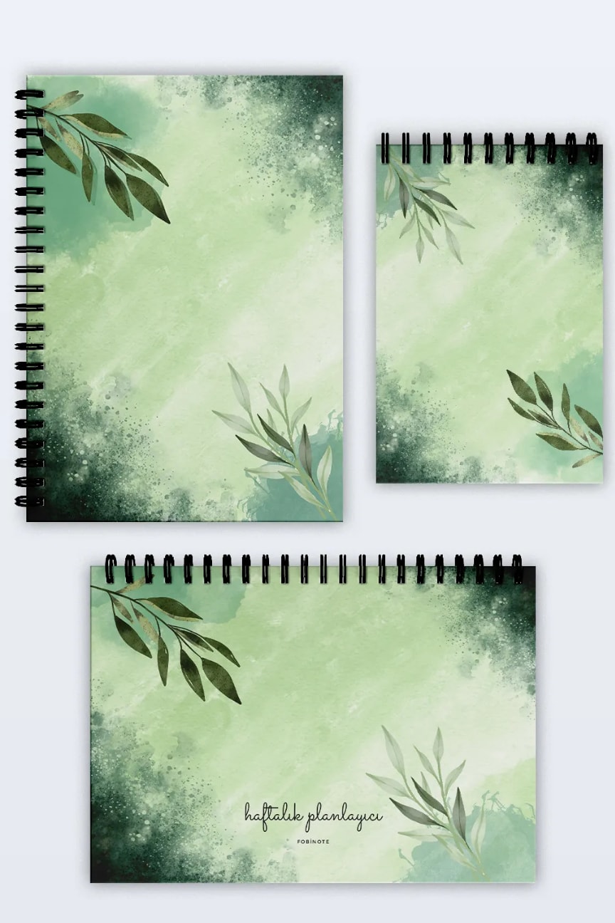 Fobinote Planlama Seti 3'lü, Günlük Planlayıcı, Haftalık Planlayıcı, Yapılacaklar - Ajanda Özel Set image