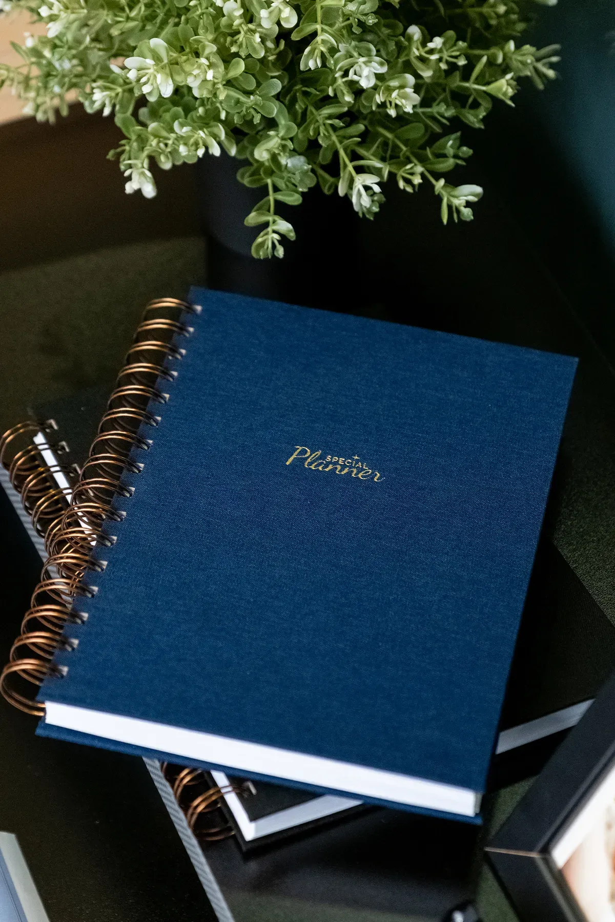 Fobinote A5 Spiralli Süresiz Keten Ajanda (Special Planner) Lacivert image