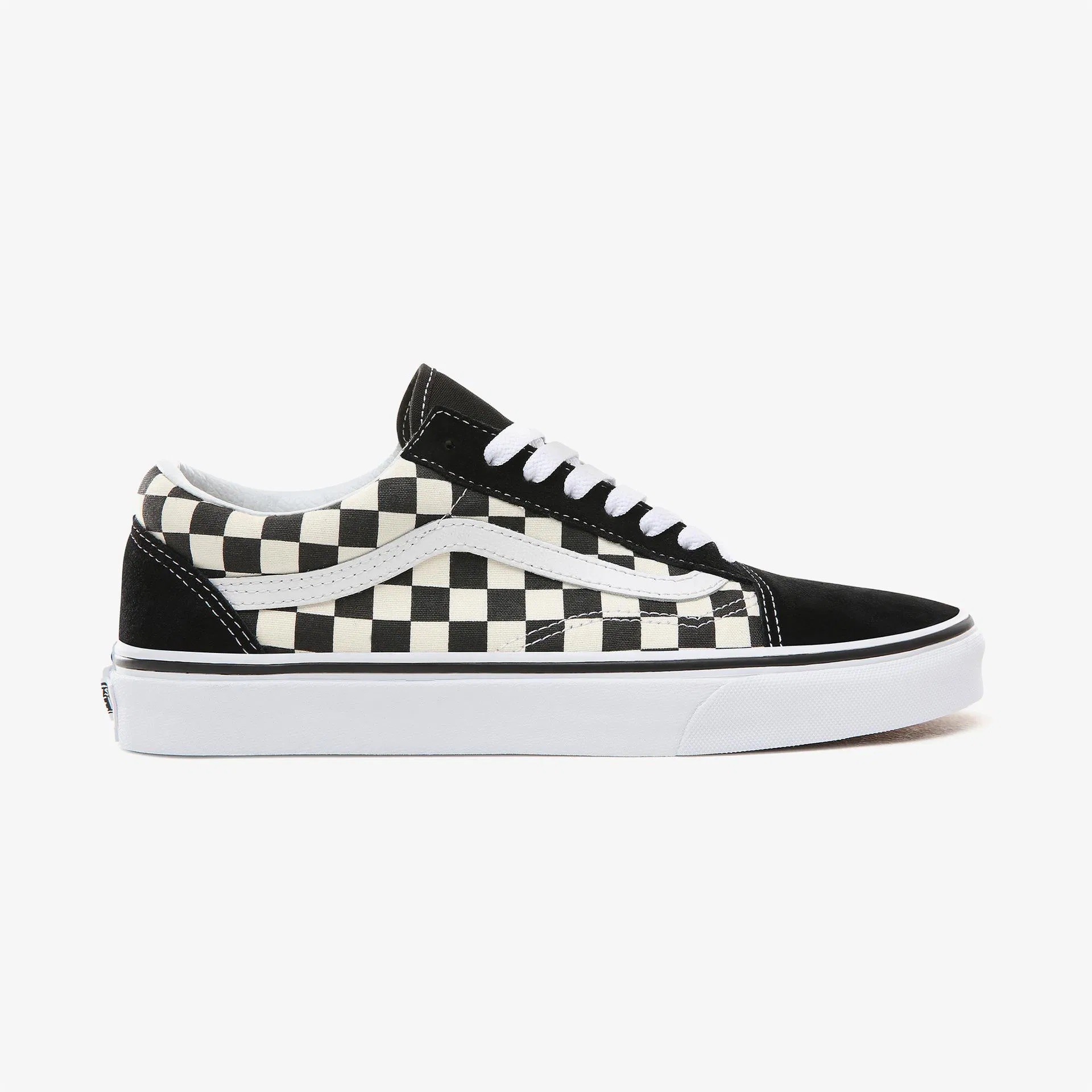 Vans Primary Check Old Skool Siyah - Bej Unisex Sneaker