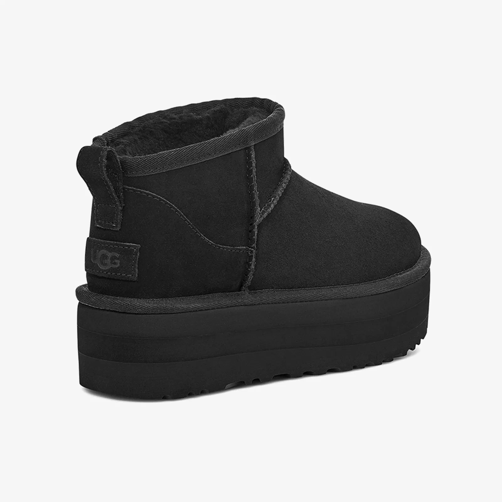 UGG Classic Mini II Kadın Platform Bot - Siyah