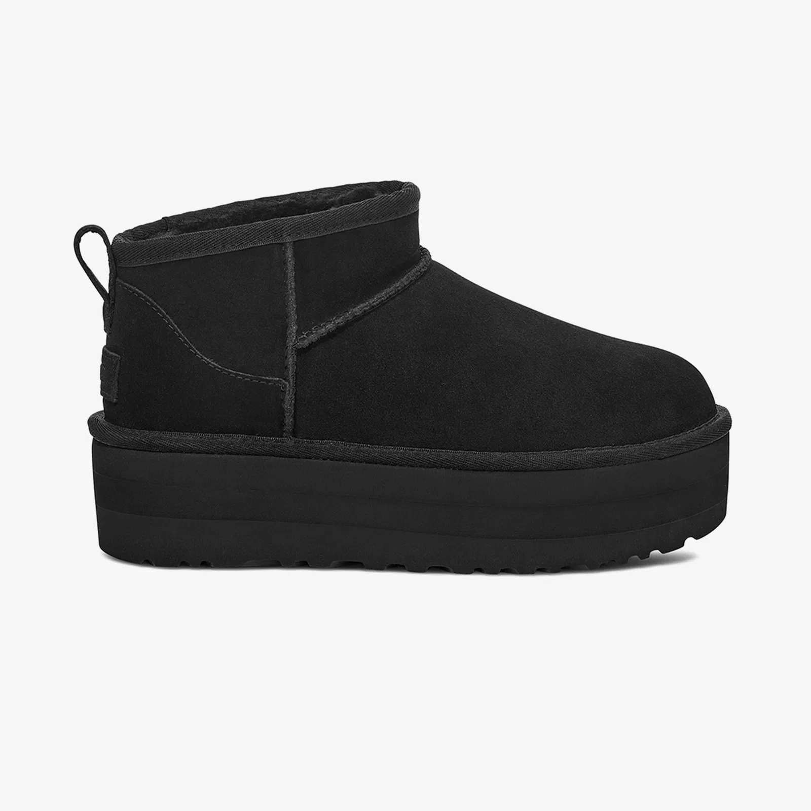 UGG Classic Mini II Kadın Platform Bot - Siyah