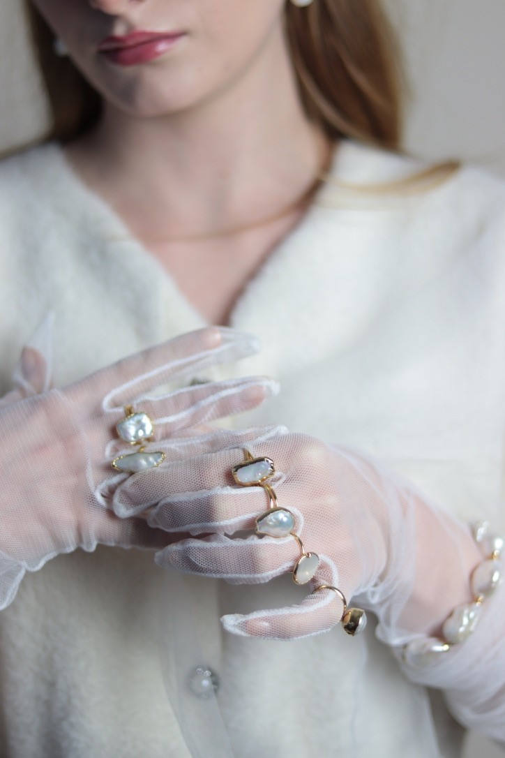 ELIZABET REAL PEARL RING