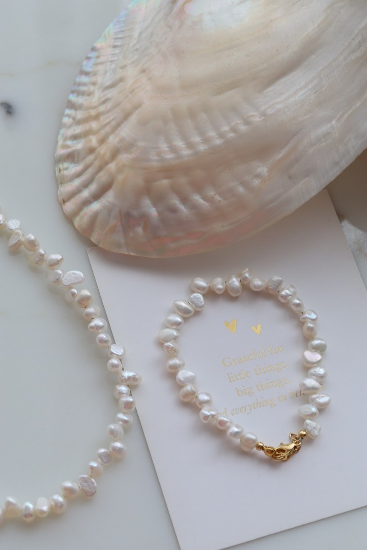 KESHI NO:2 REAL PEARL BRACELET