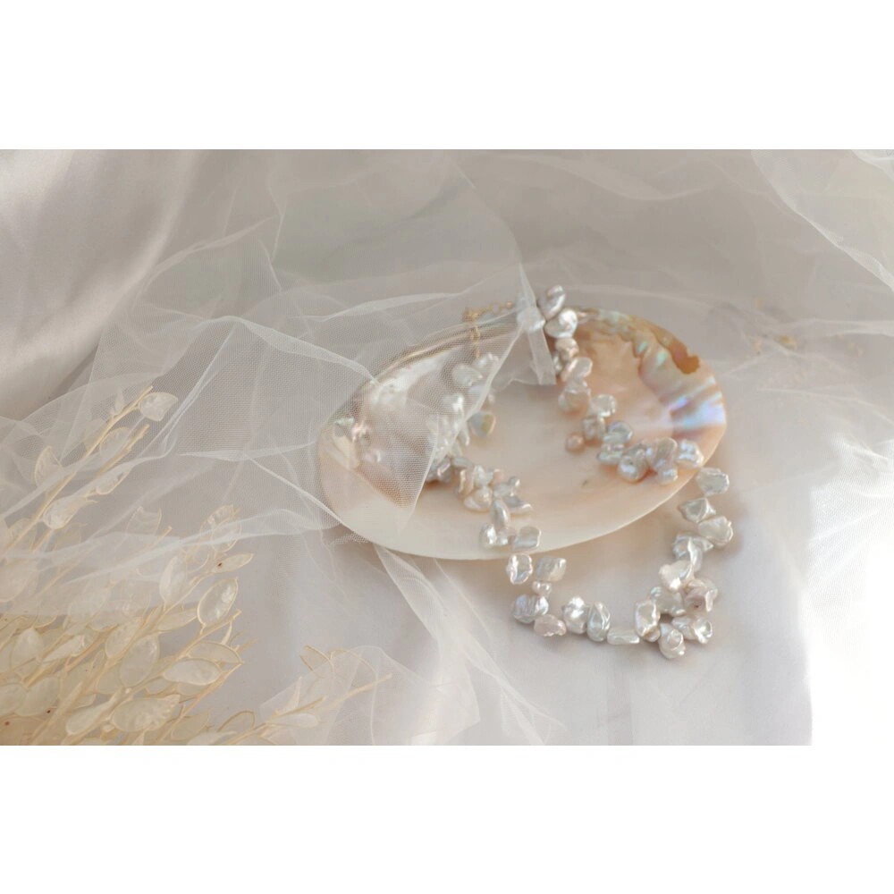 BRİDE NO:2 REAL PEARL NECKLACE