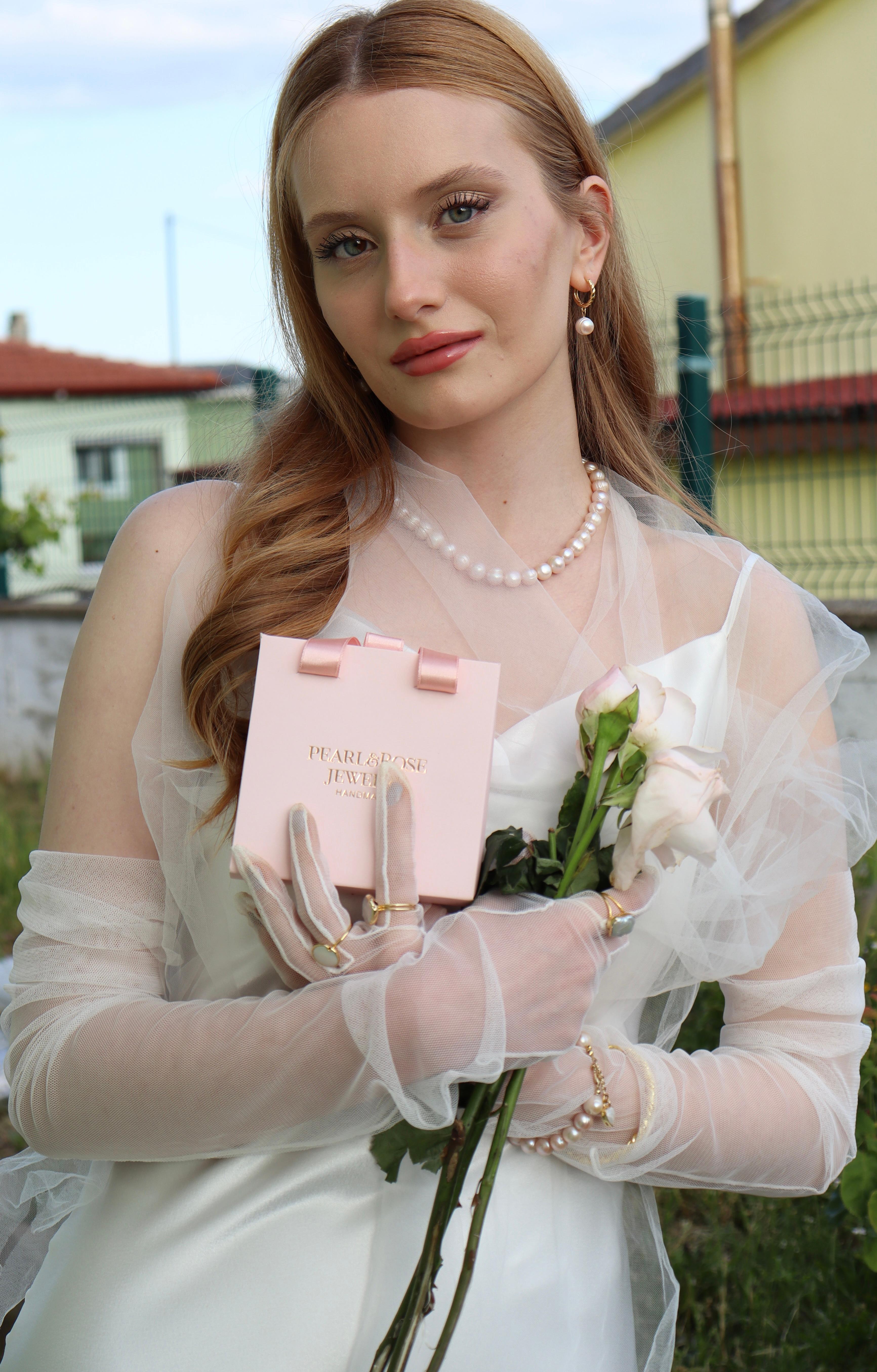 PİNK VİCTORİA REAL PEARL NECKLACE