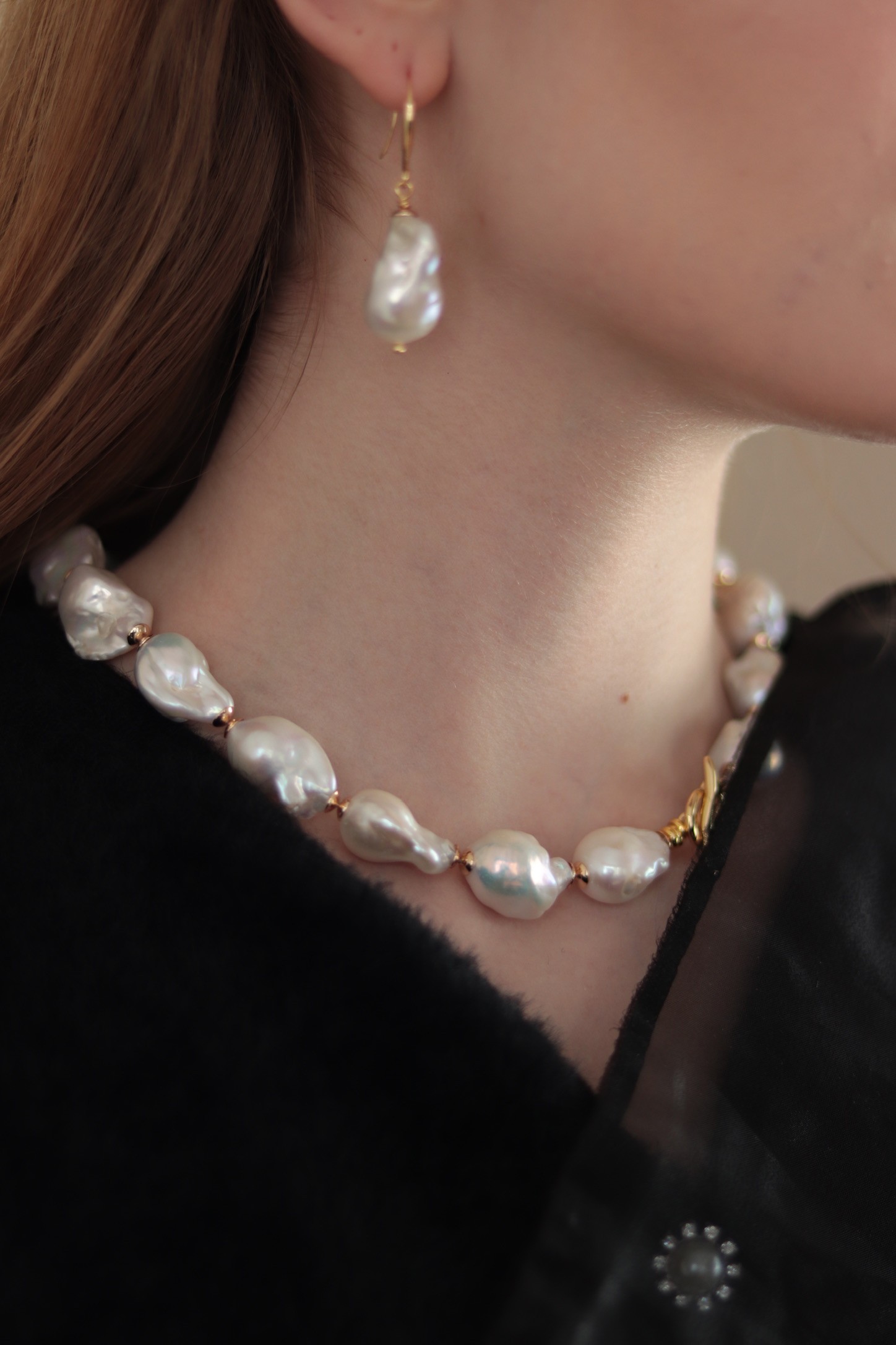 BAROQUE PREMIUM REAL PEARL NECKLACE