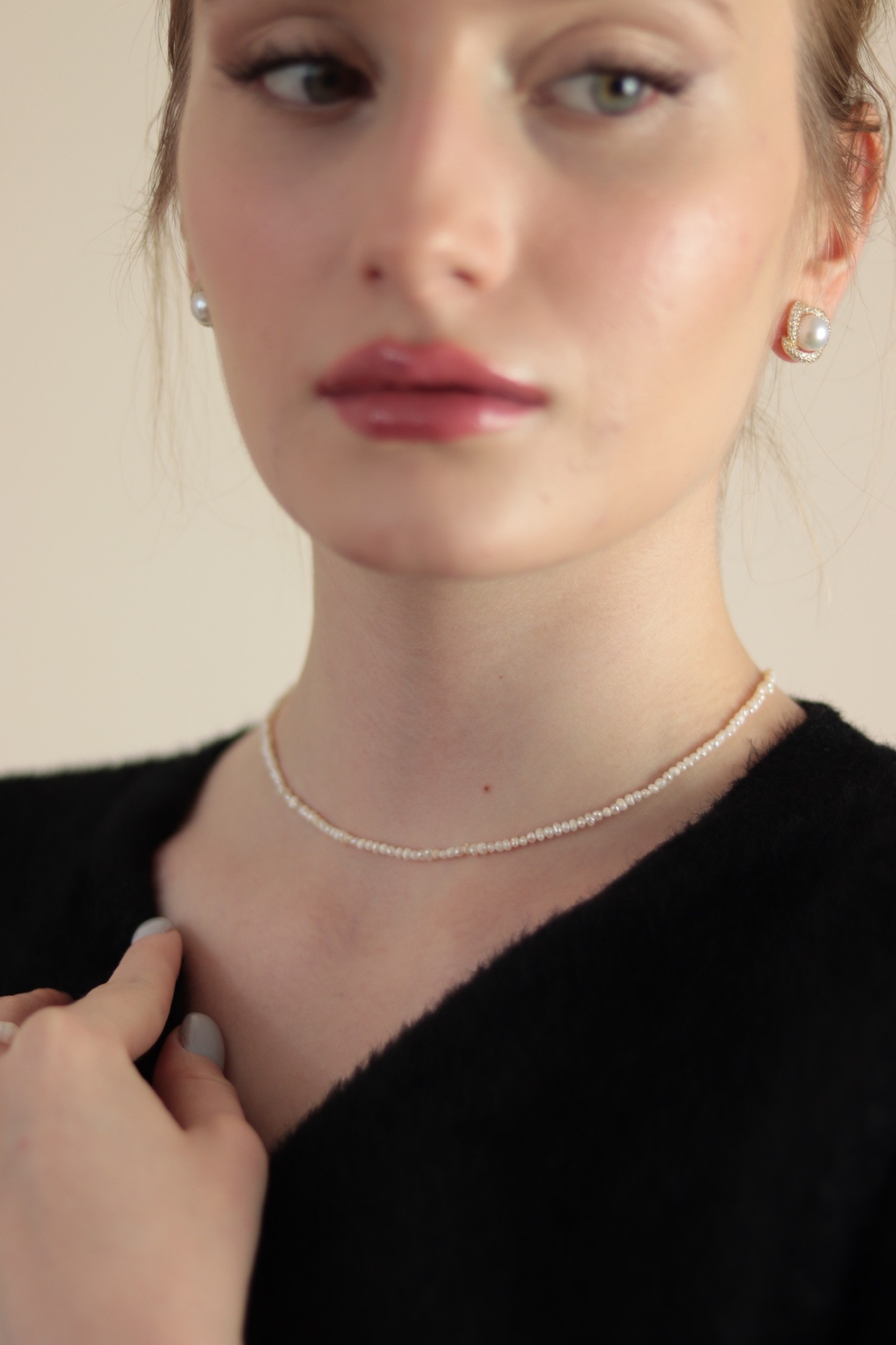 MATHILDA REAL PEARL NECKLACE