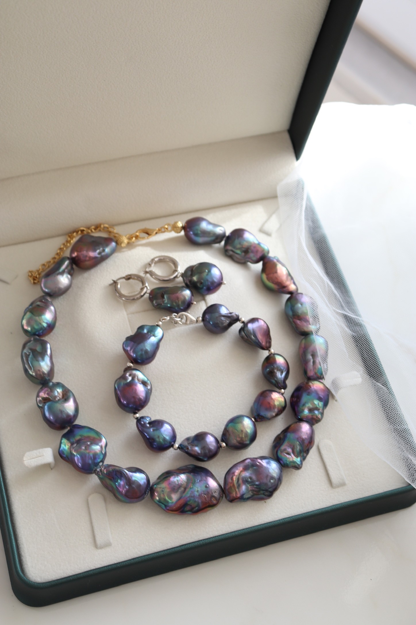 SİYAH KUYUMCU BAROQUE REAL PEARL NECKLACE