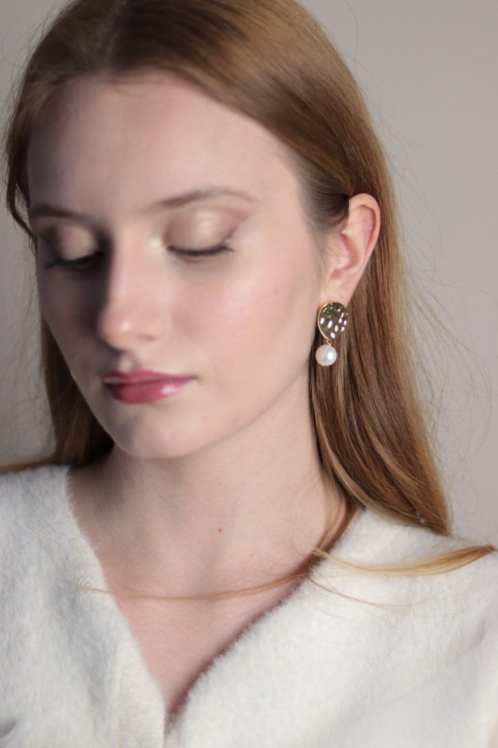 ELENA BAROQUE NO:2 REAL PEARL EARRINGS