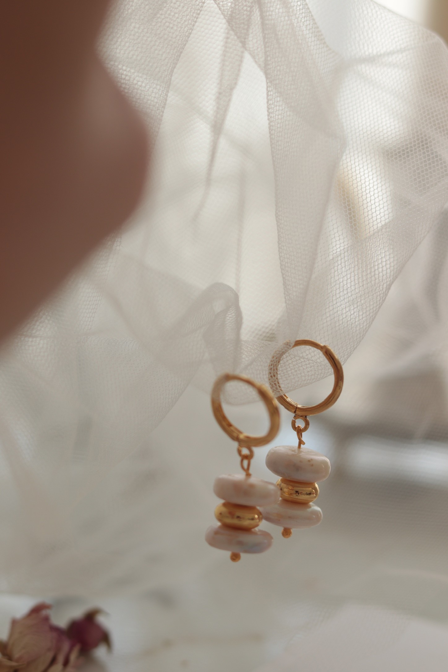 JULIET PREMIUM REAL PEARL EARRINGS