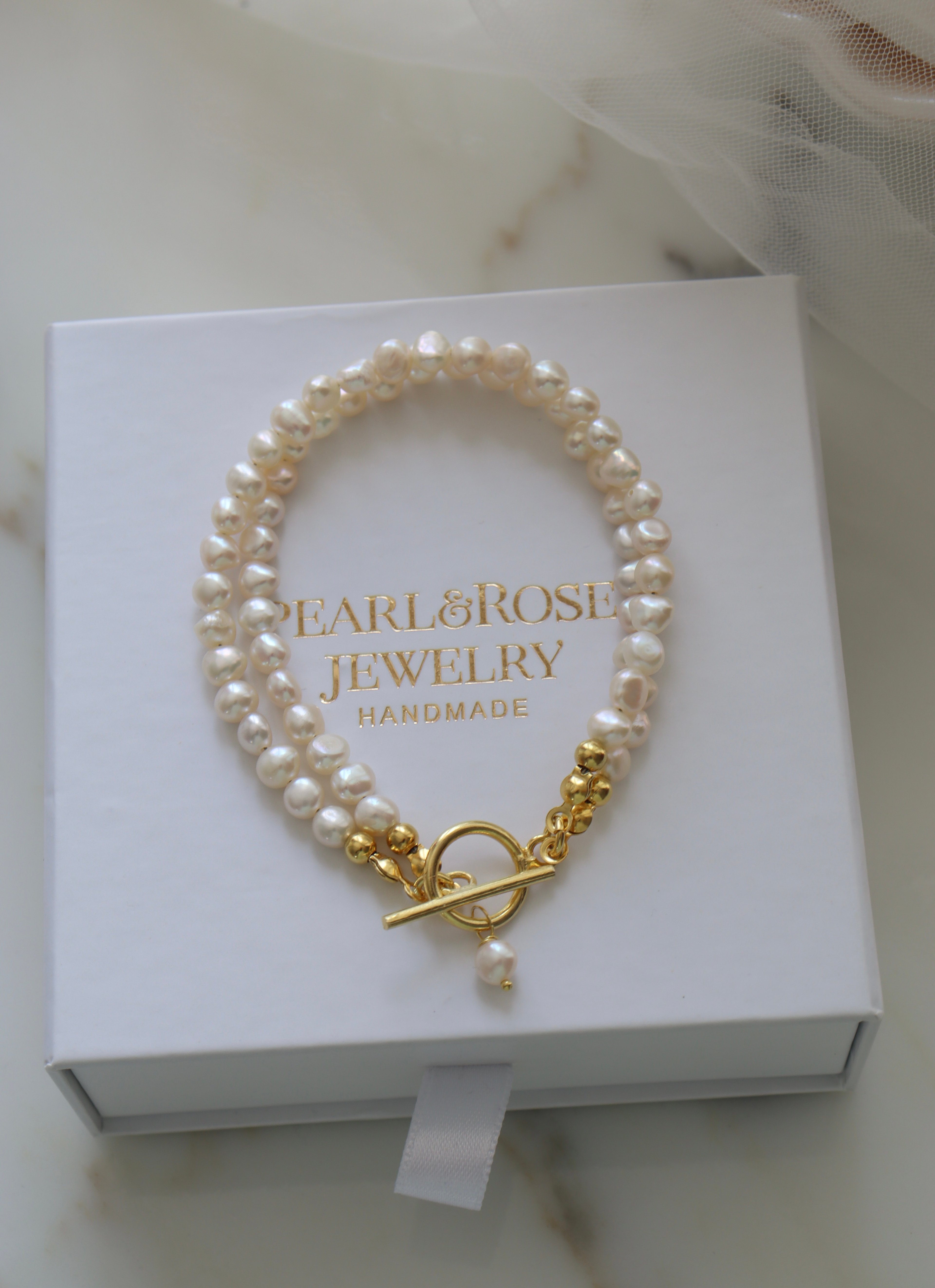 ELIZABETH REAL PEARL BRACELET