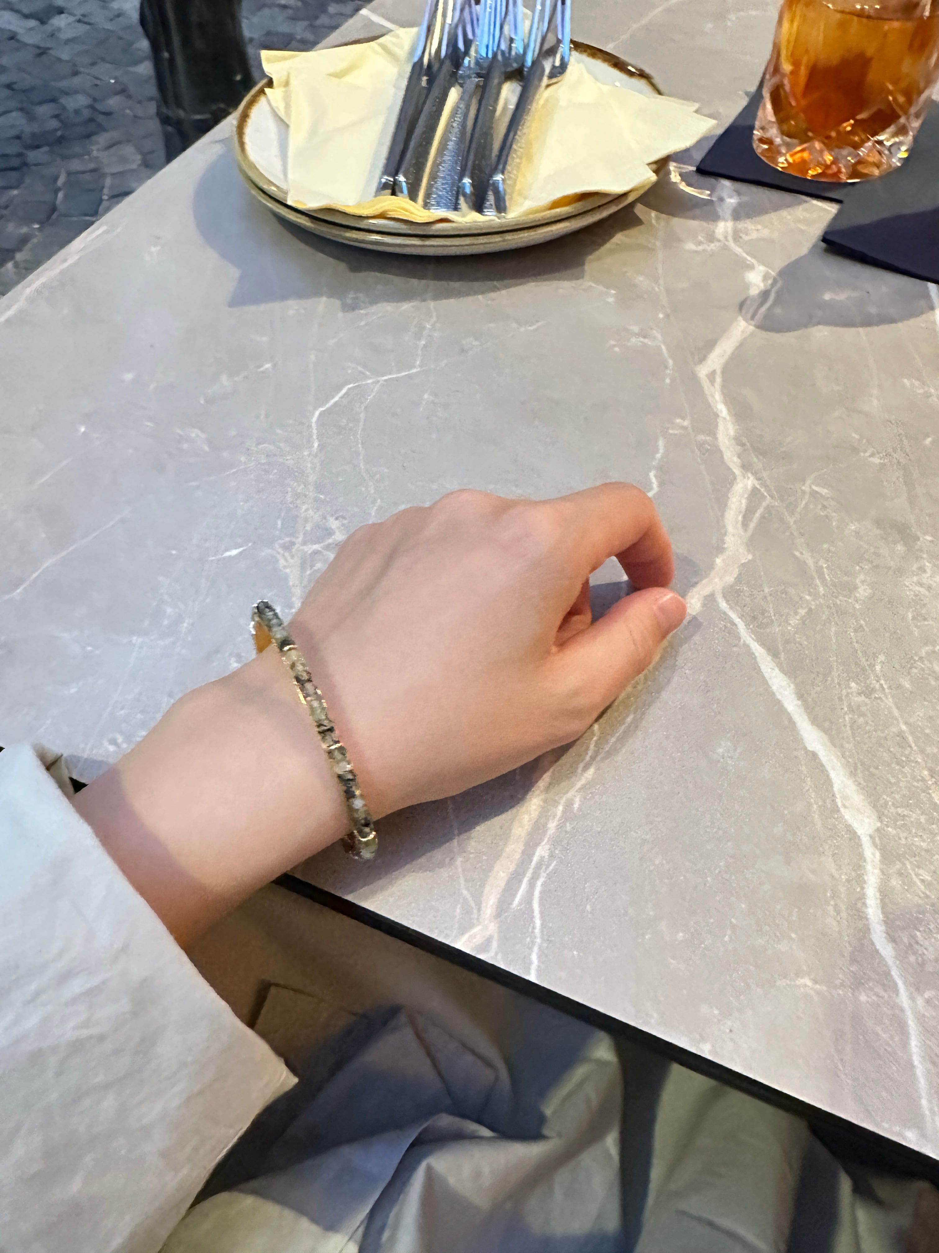 CELEBRİTY ORİJİNAL PREHNİTE KELEPÇE