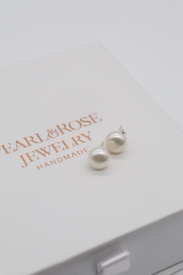 BERRY REAL PEARL SILVER EARRINGS