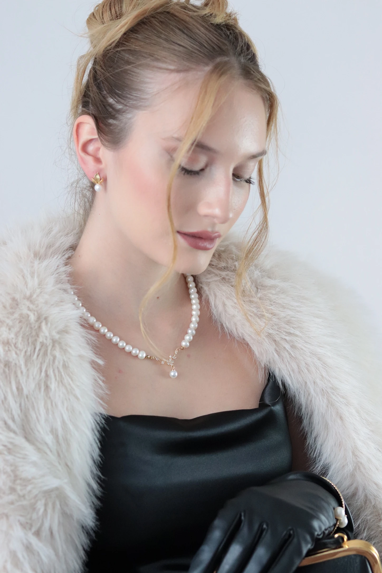 BRİDE COCO KUYUMCU GERÇEK İNCİ KOLYE