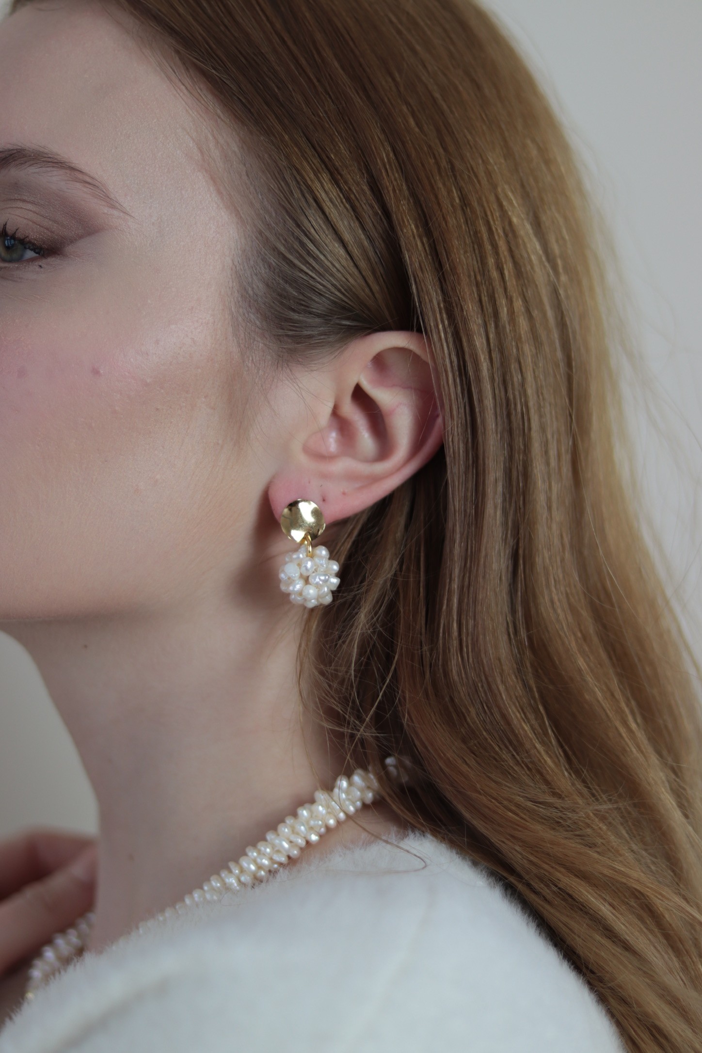 ISABEL NO:3 REAL PEARL EARRINGS