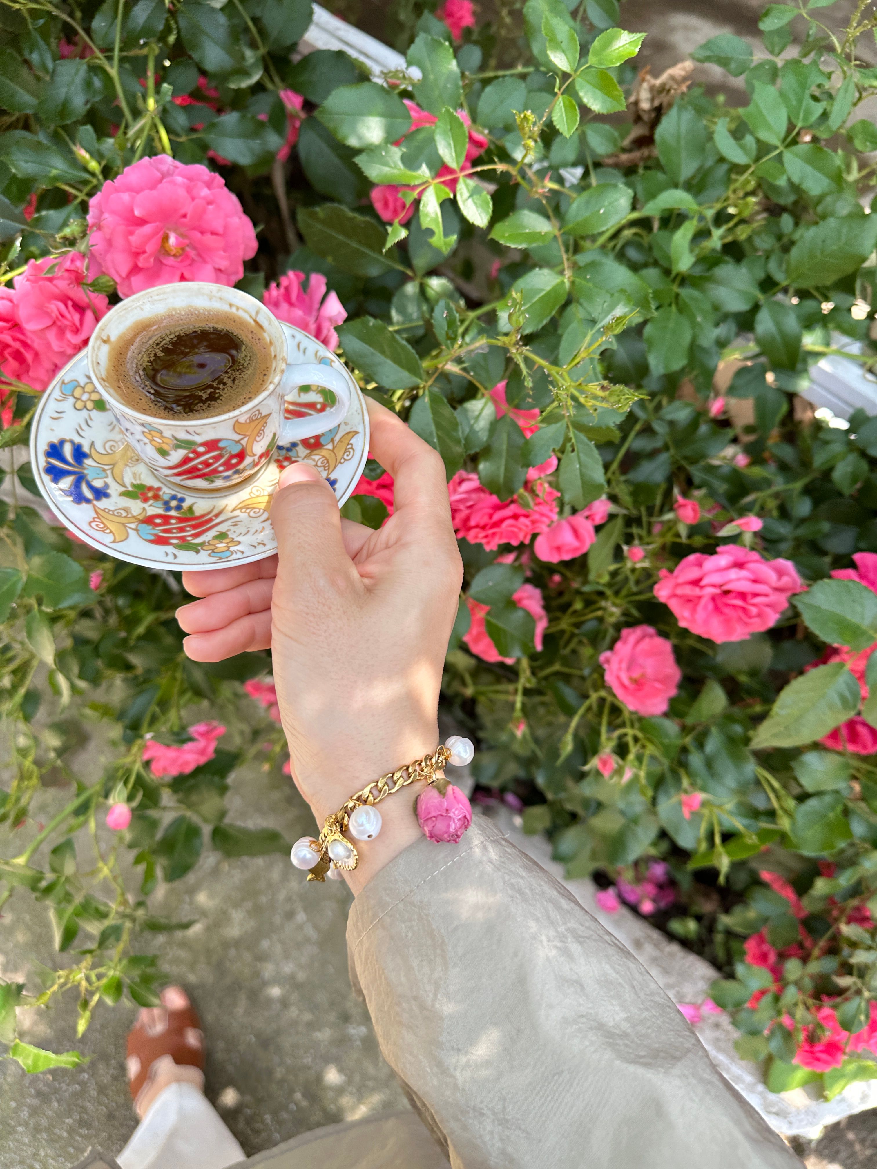 VİCTORİA ROSE CHANEL GERÇEK İNCİ BİLEKLİK