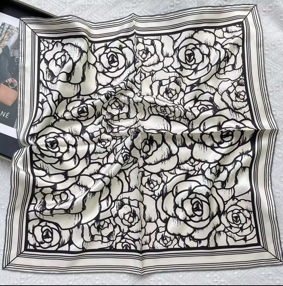 ROSE DE PARİS SİLK SCARF