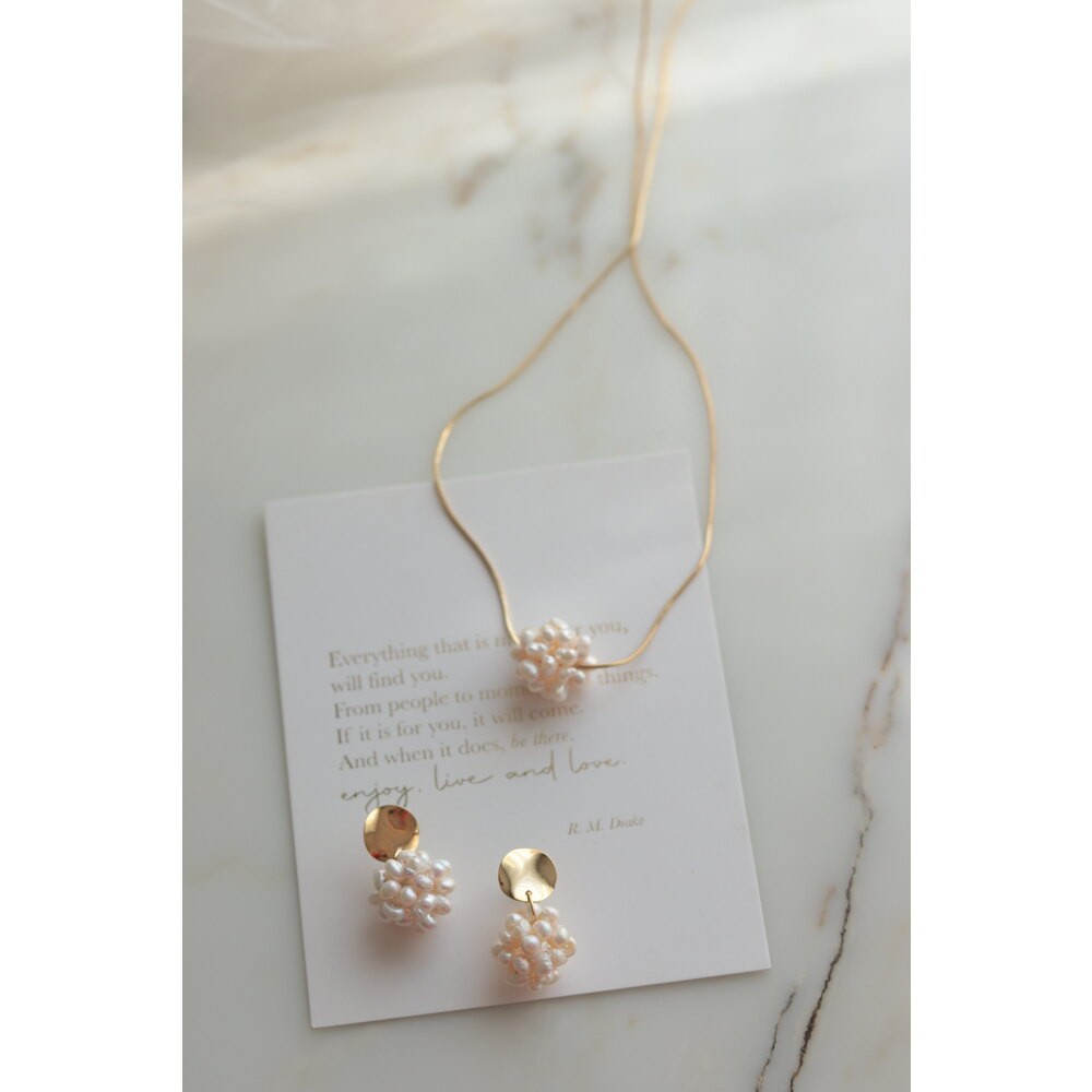 ISABEL NO:3 REAL PEARL EARRINGS