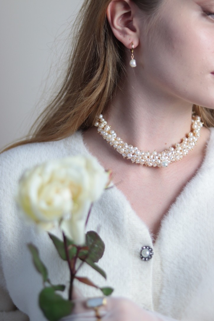 BELINA REAL PEARL NECKLACE