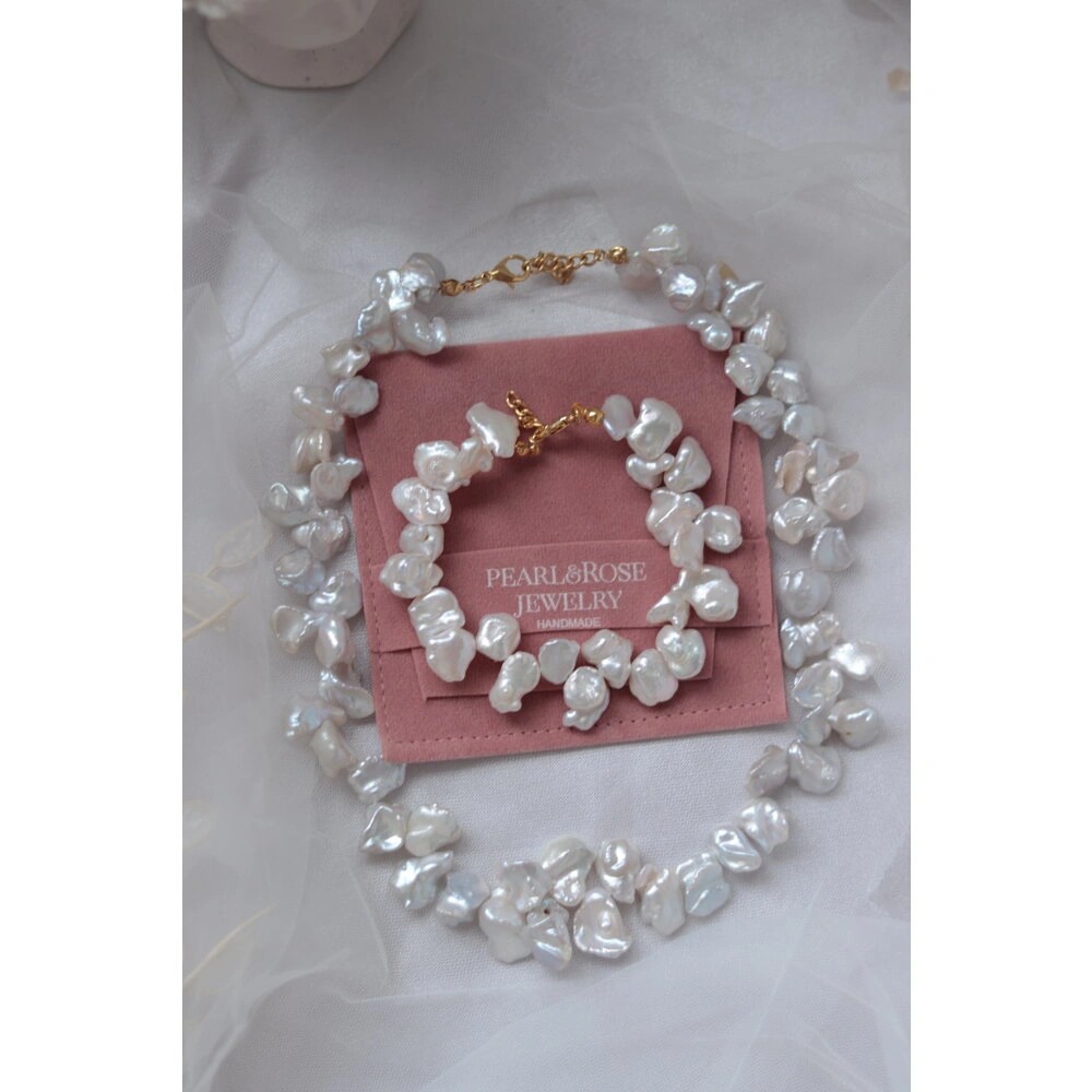 BRİDE NO:2 REAL PEARL SET