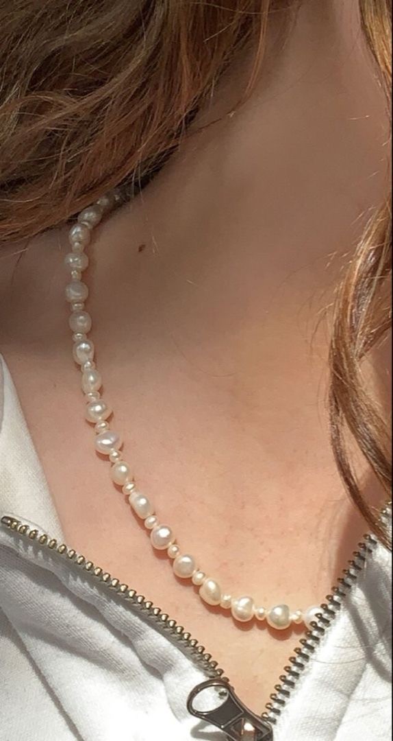 VANILLA REAL PEARL NECKLACE