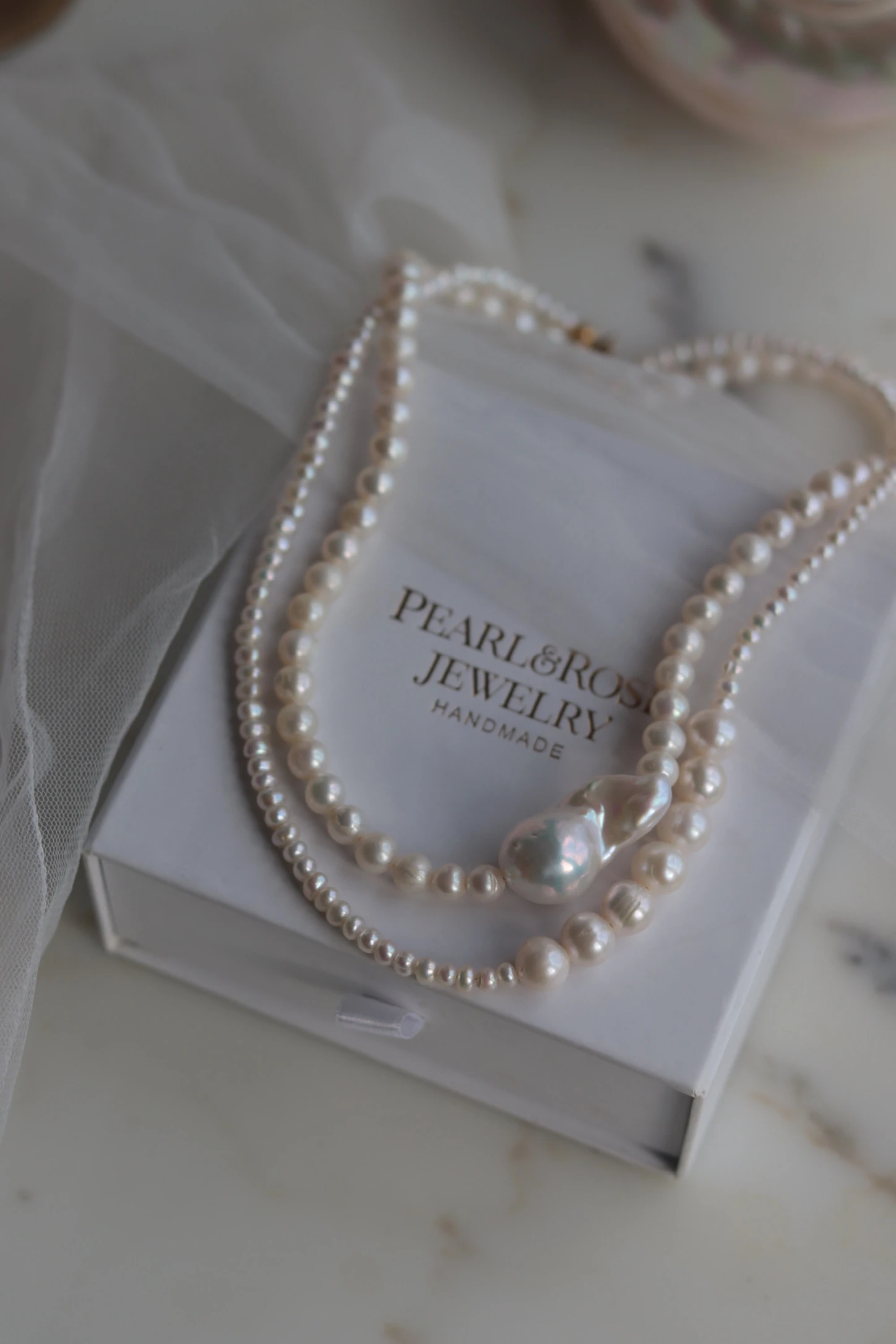 WİEN GERÇEK İNCİ KOLYE