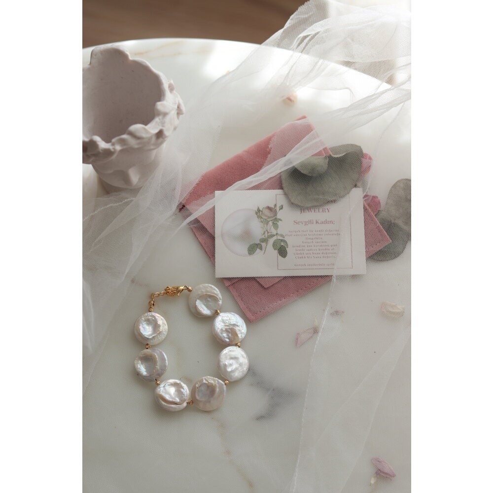 MOHTER BELLA REAL PEARL BRACELET
