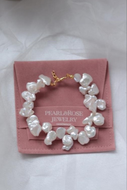 BRİDE NO:1 REAL PEARL BRACELET