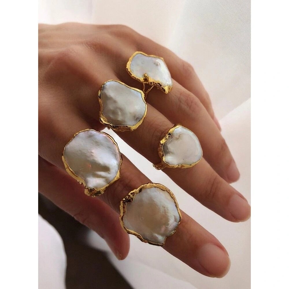 ELIZABET REAL PEARL RING