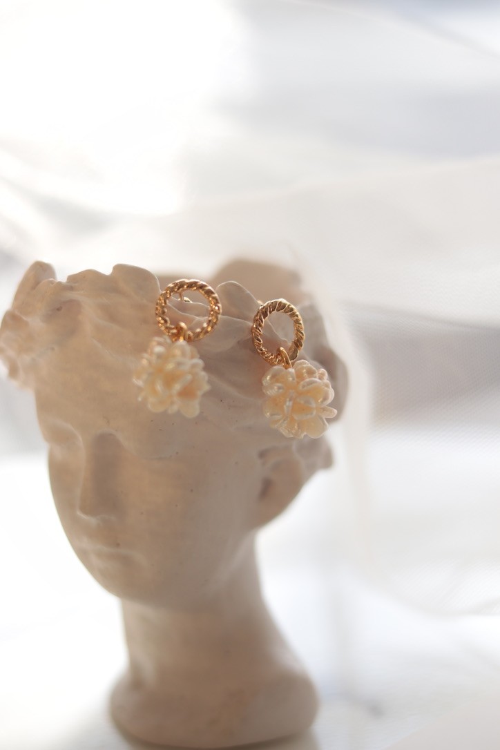 ISABEL NO:5 REAL PEARL EARRINGS